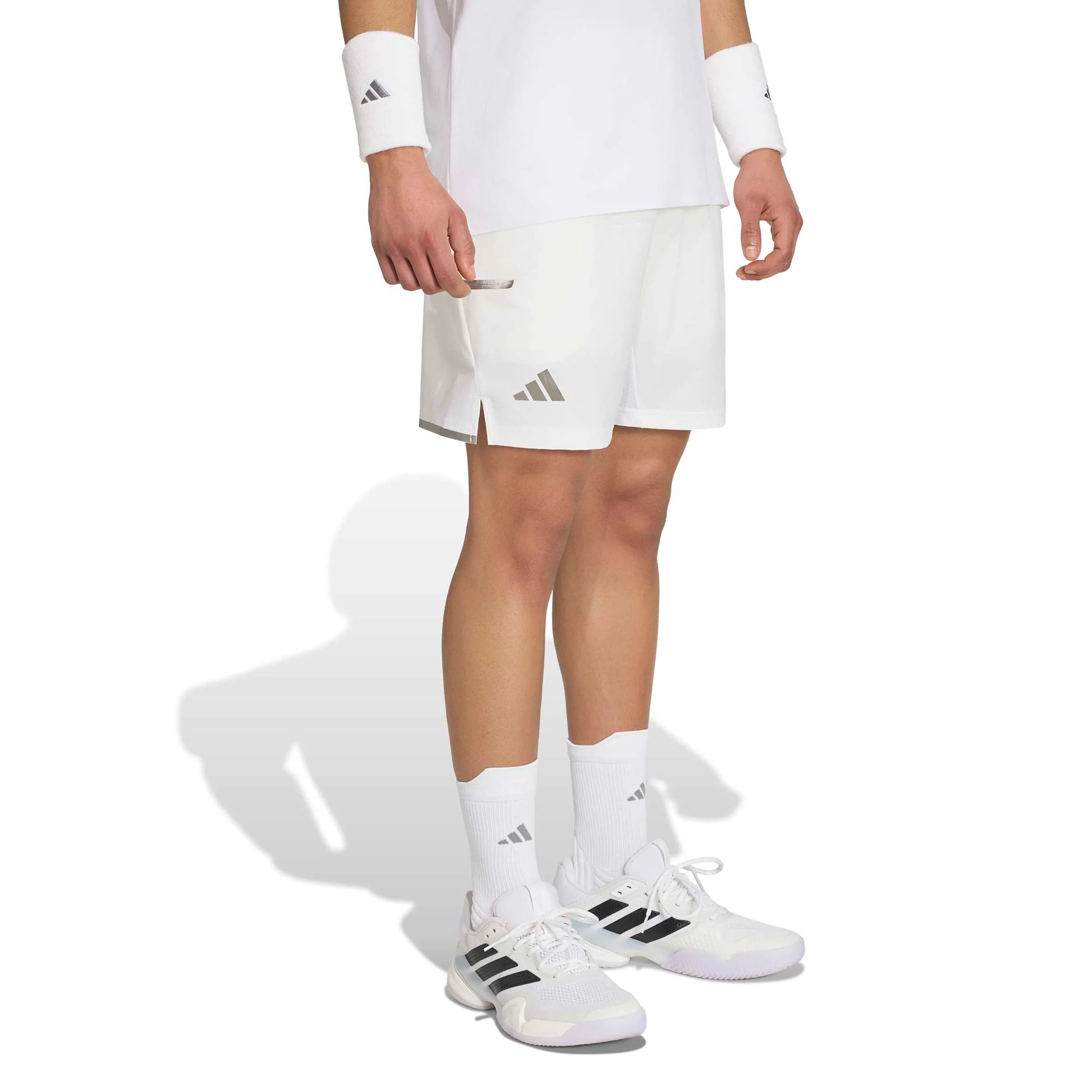 7Inch Short & Tight Shorts Herren - weiß, silber