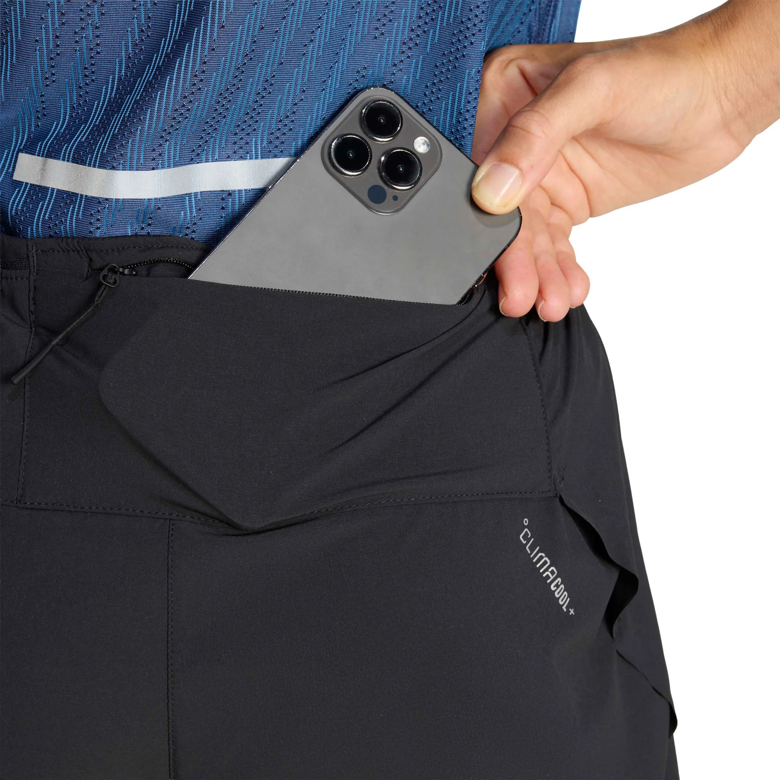 adi365 2in1 Laufshorts Damen - schwarz - Image 6