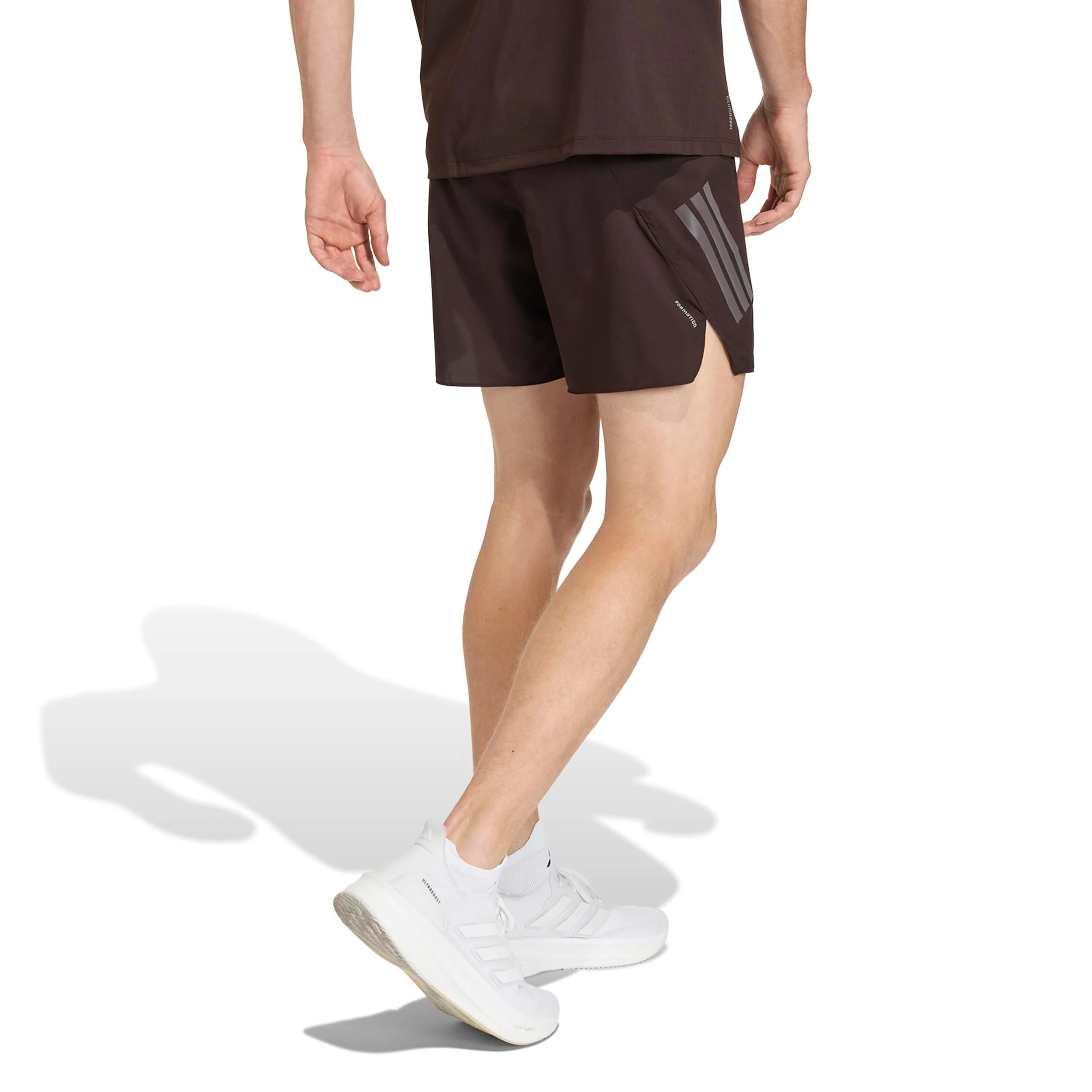 adi365 5in Laufshorts Herren - dunkelgrau - Image 3