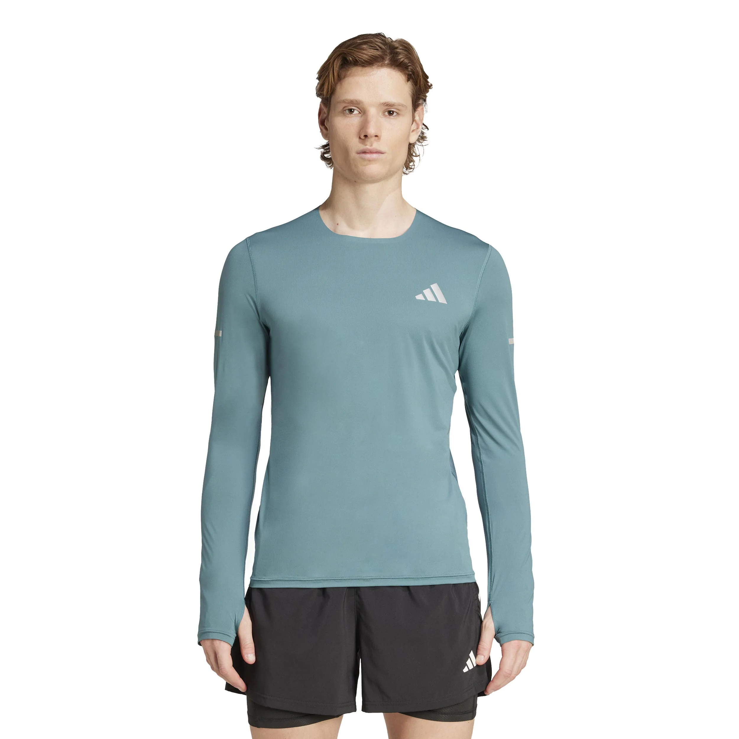Adi365 Climacool Laufshirt Herren-Dunkelgrün - Image 2