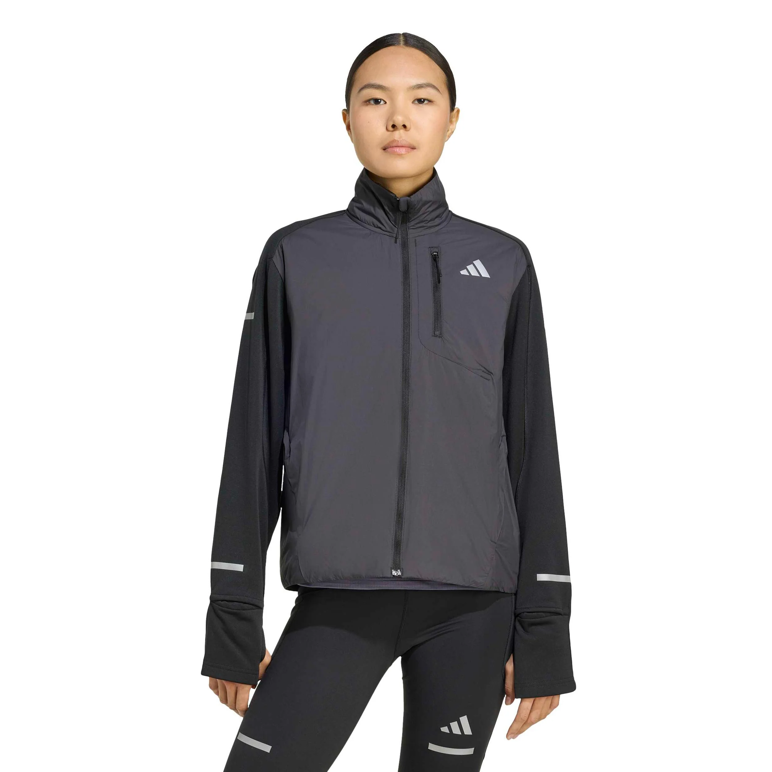 Adi365 Warm Laufjacke Damen-Schwarz - Image 2