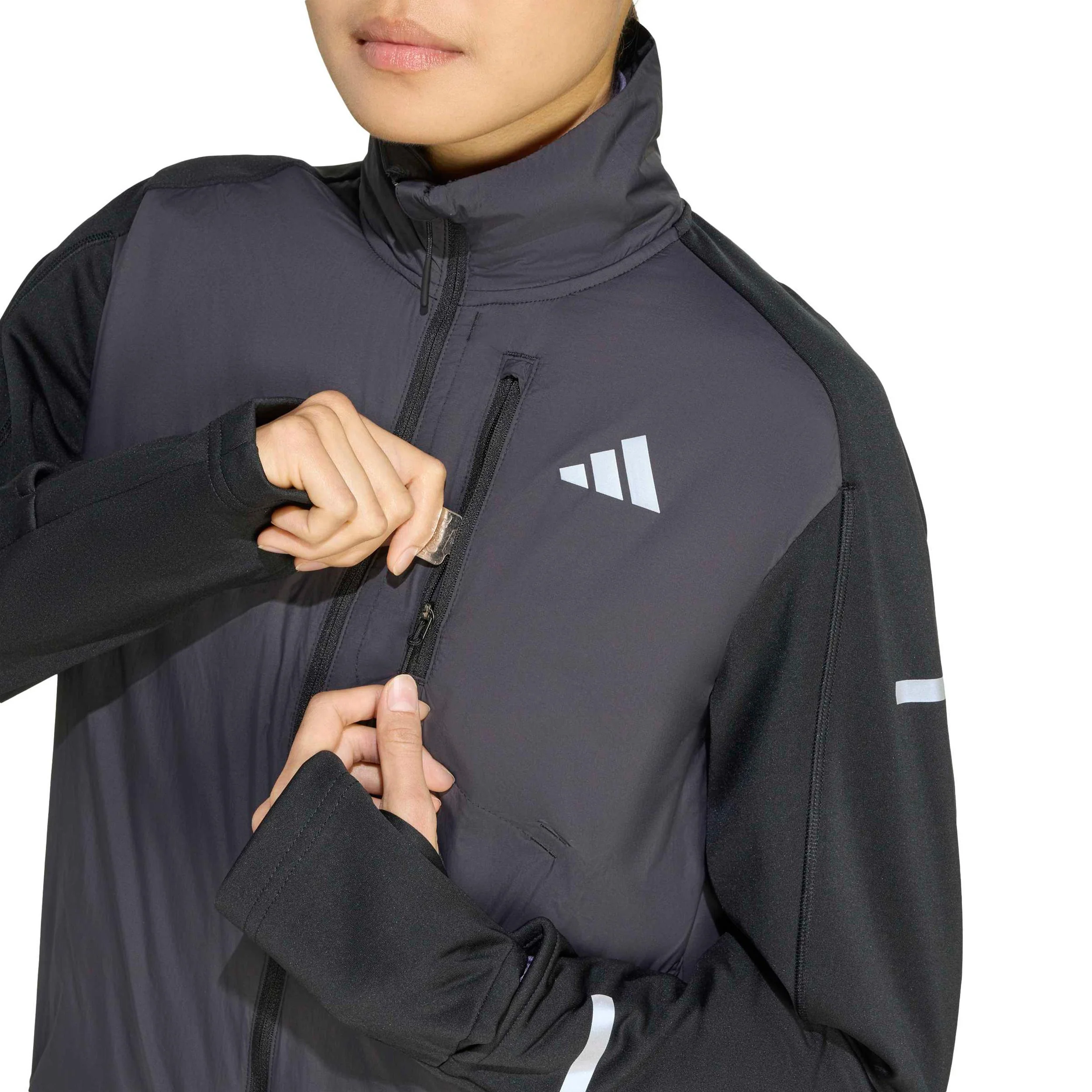 Adi365 Warm Laufjacke Damen-Schwarz - Image 6