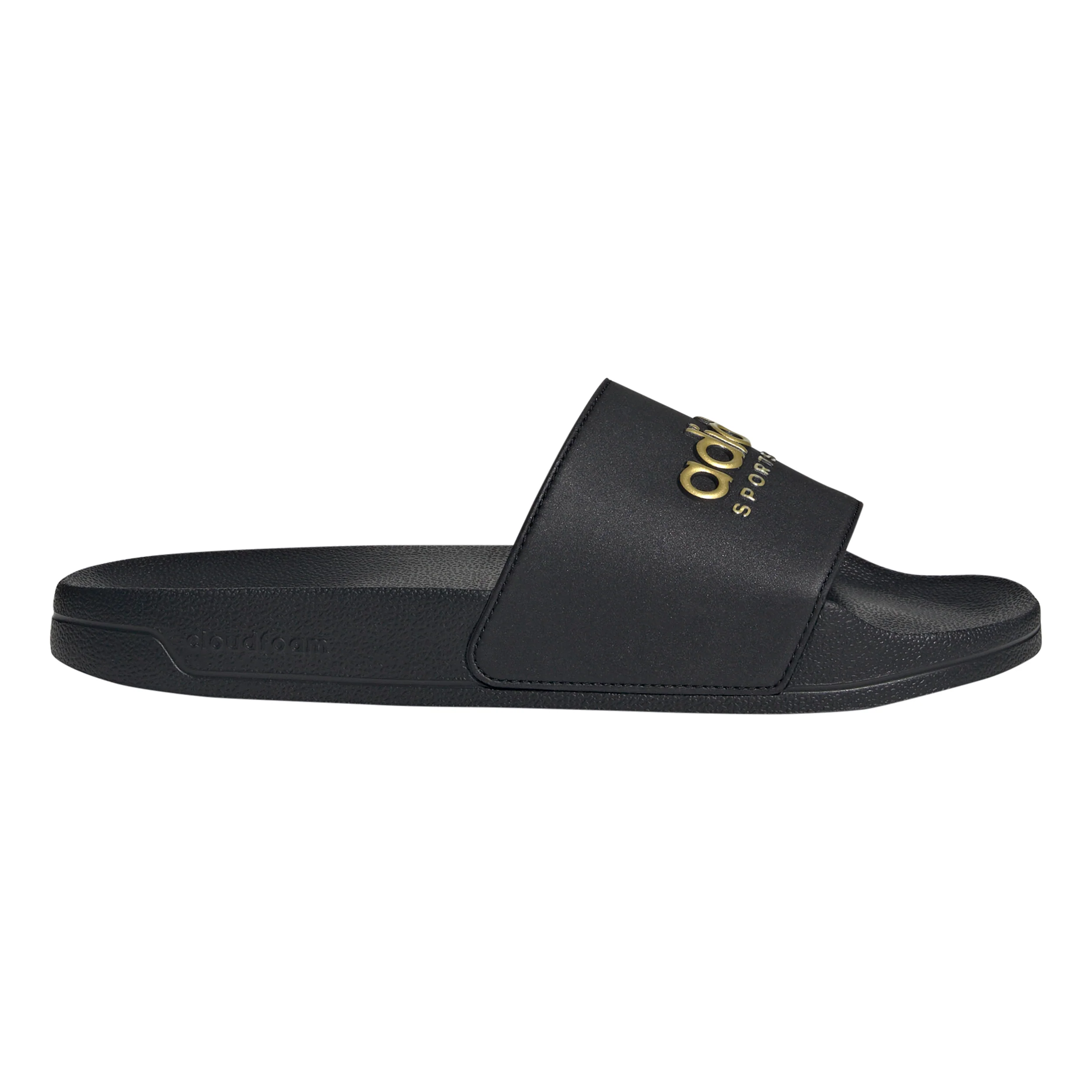 Adilette Shower Badelatschen Herren - schwarz, gold