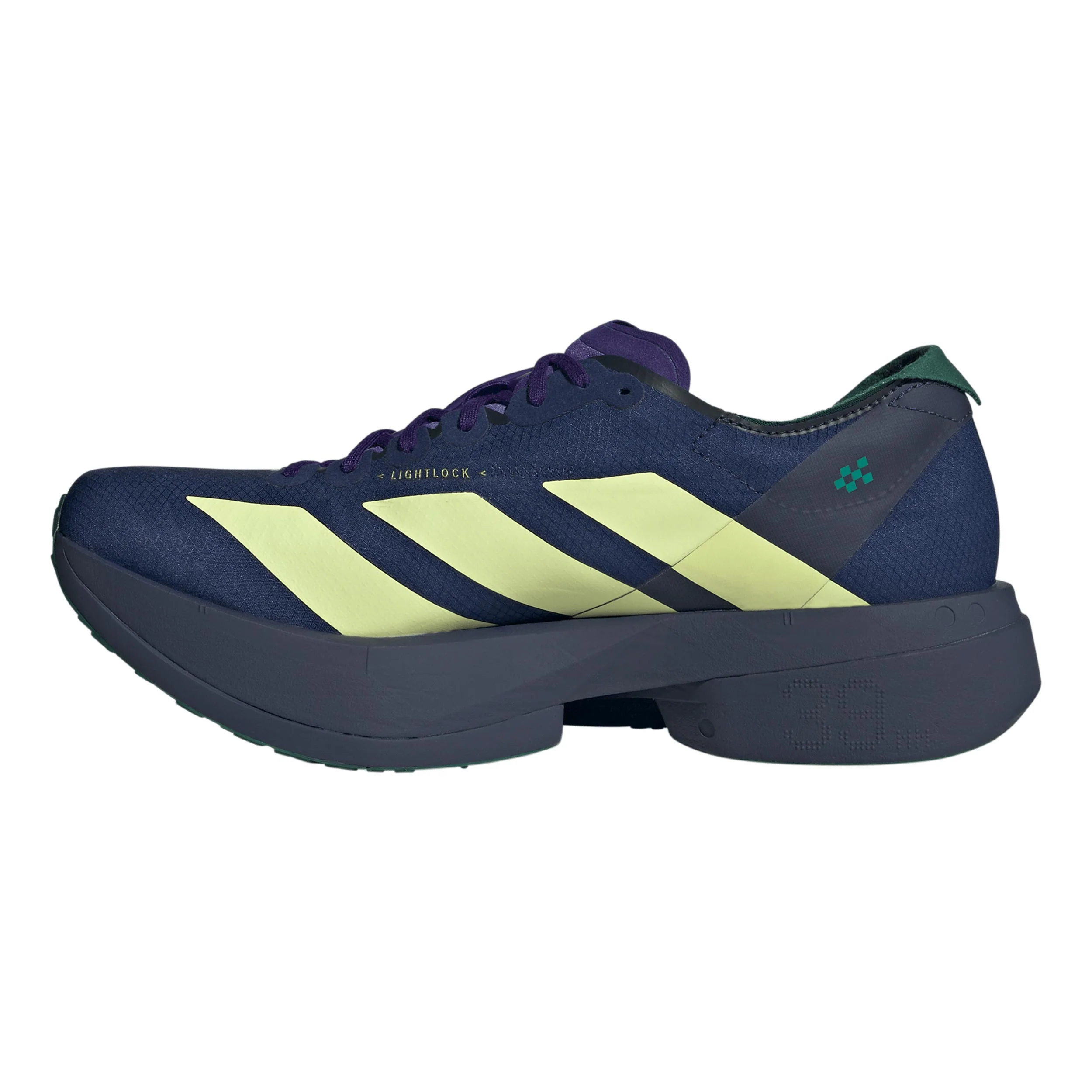 adizero Adios Pro 4 Wettkampfschuh Herren - dunkelblau, gelb - Image 2