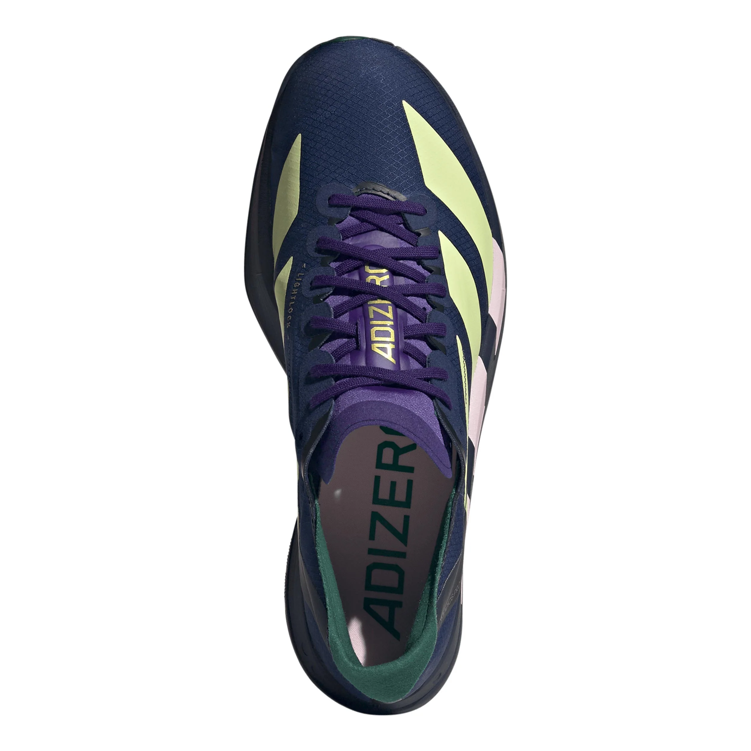 adizero Adios Pro 4 Wettkampfschuh Herren - dunkelblau, gelb - Image 3