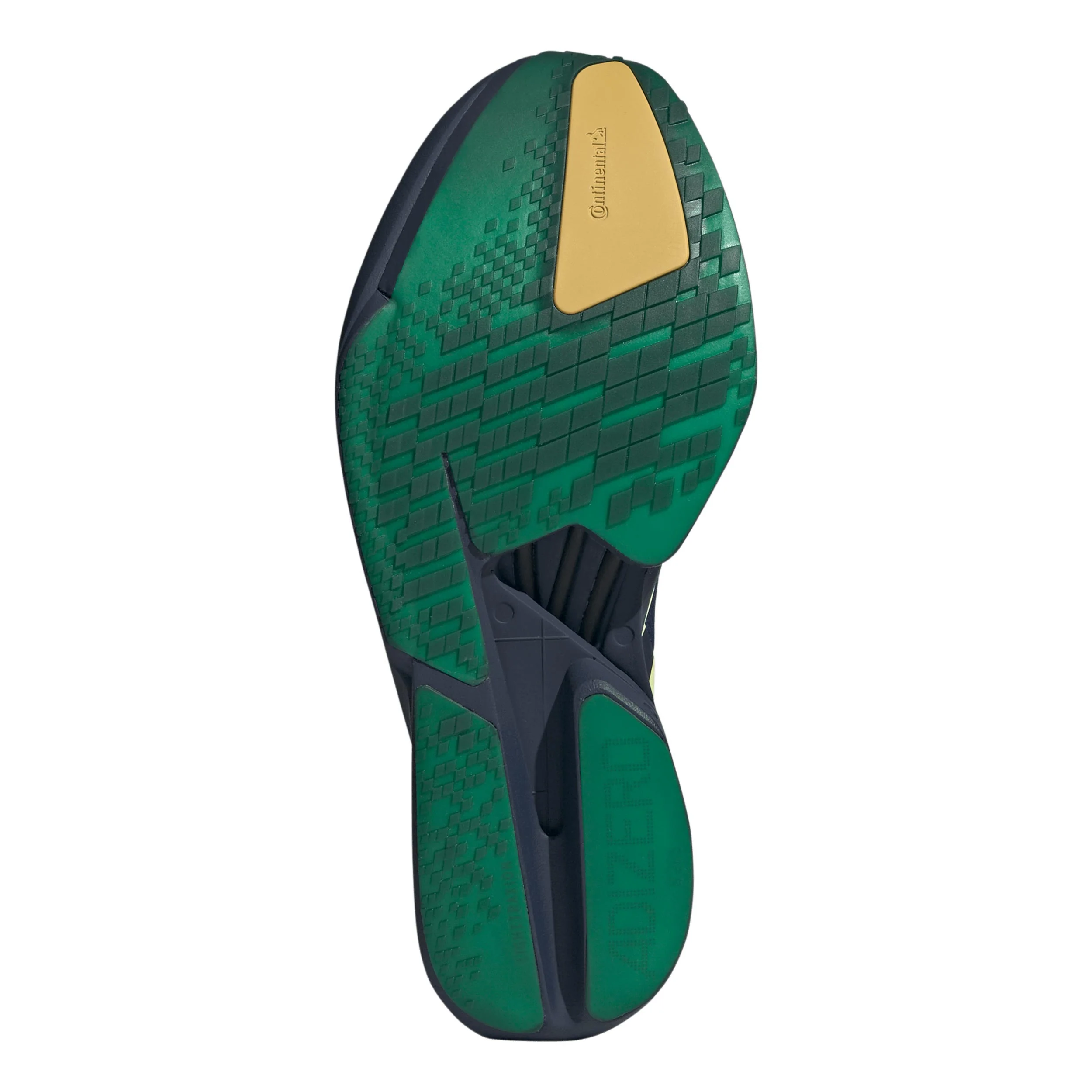 adizero Adios Pro 4 Wettkampfschuh Herren - dunkelblau, gelb - Image 4