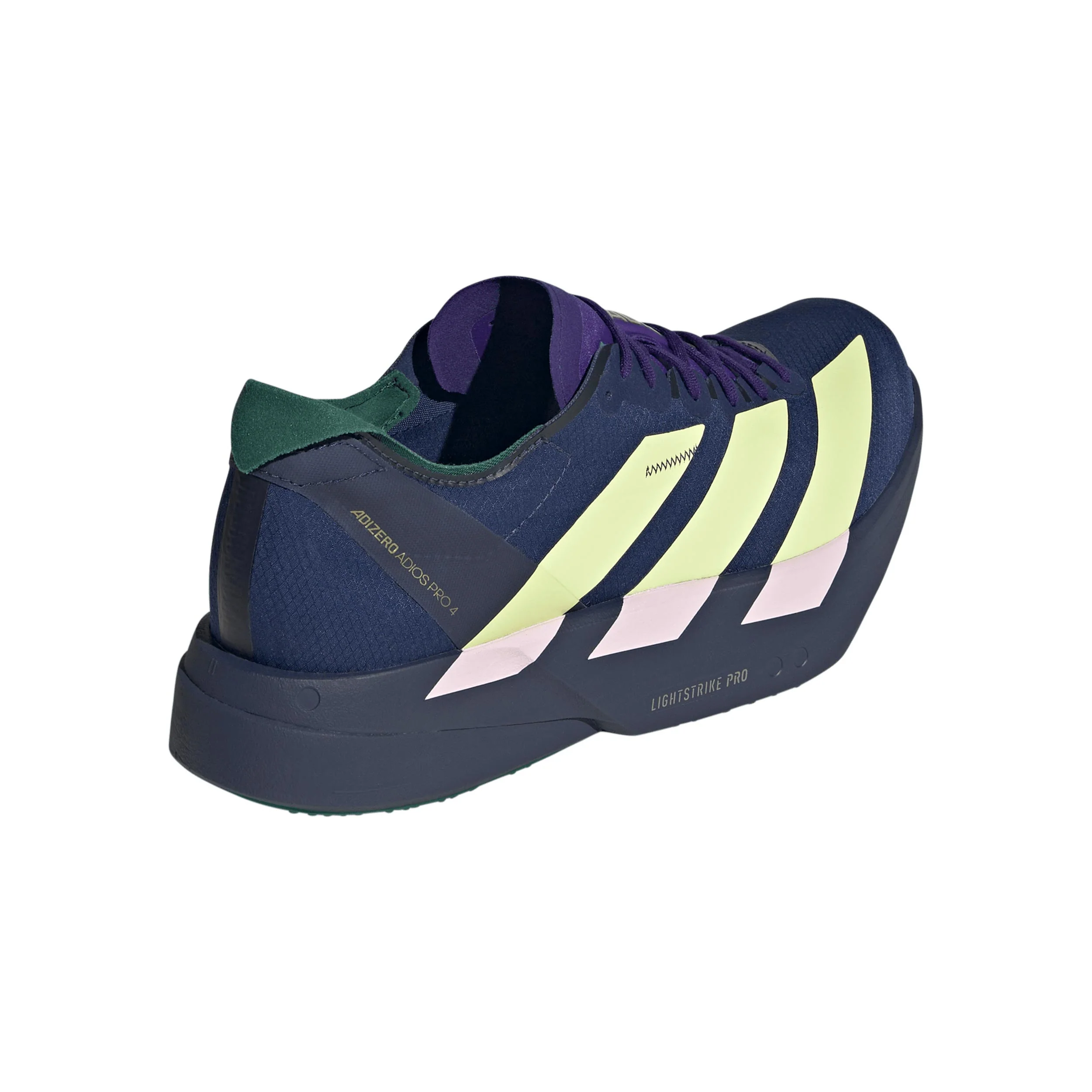 adizero Adios Pro 4 Wettkampfschuh Herren - dunkelblau, gelb - Image 5