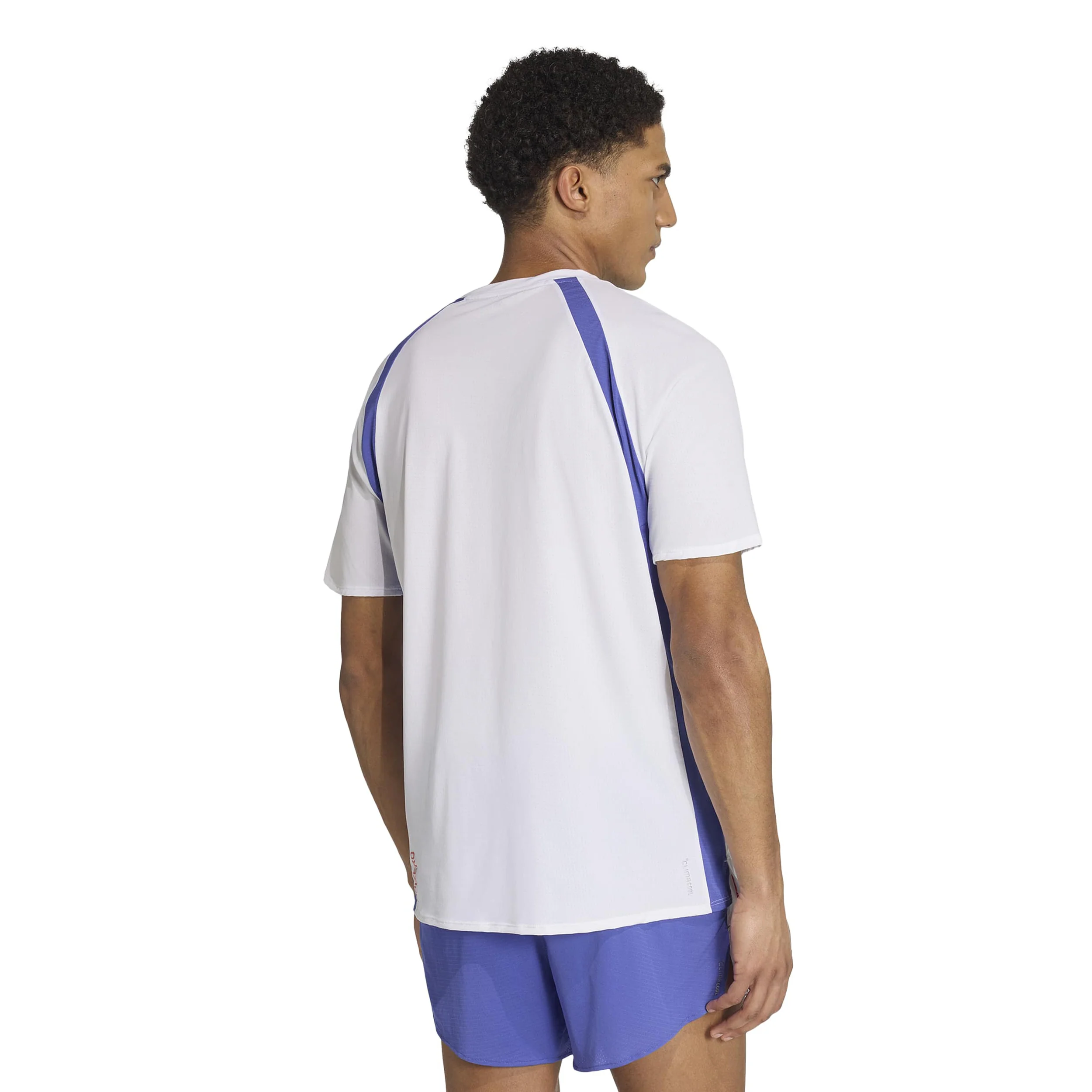 adizero Archive Laufshirt Herren - weiß, blau - Image 3