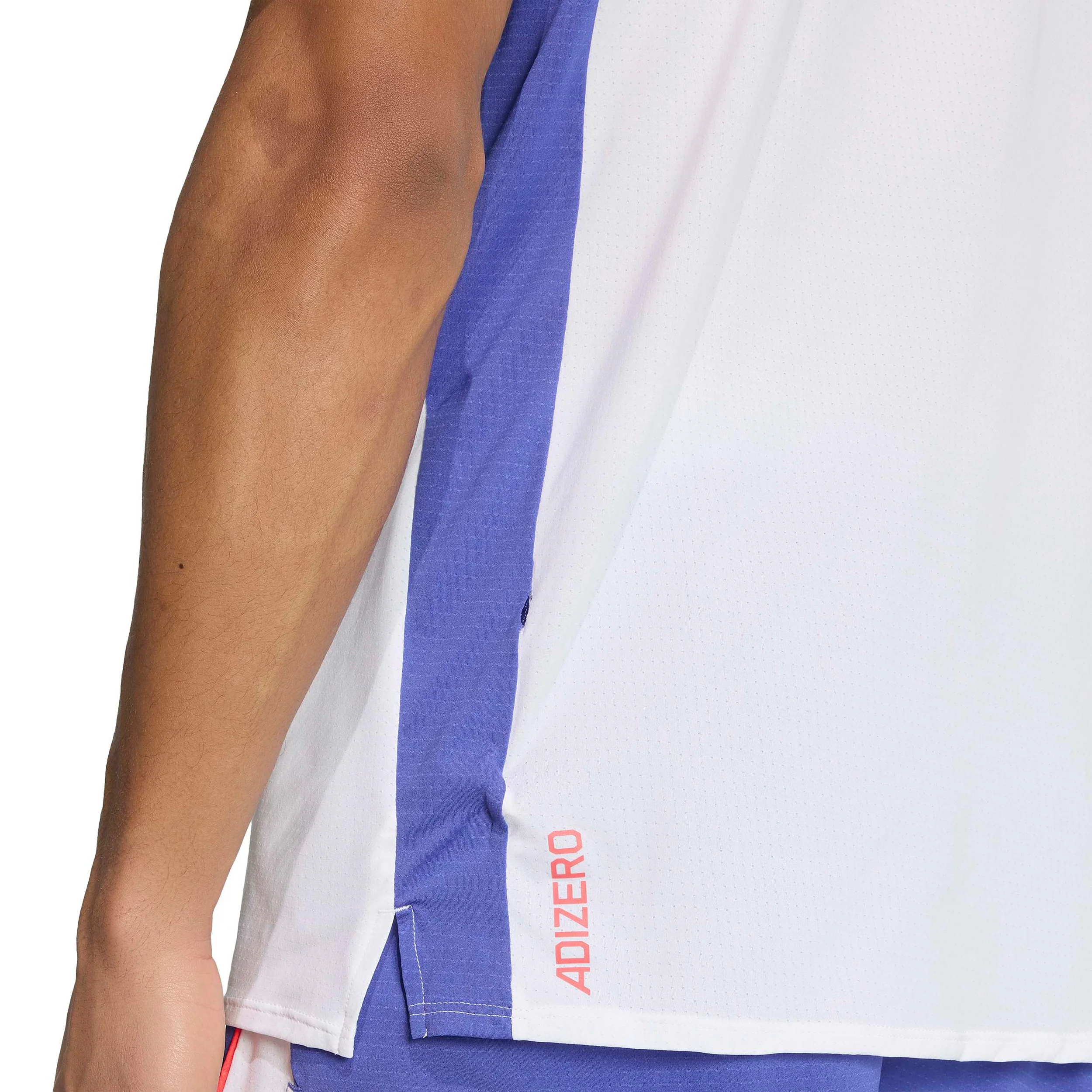 adizero Archive Laufshirt Herren - weiß, blau - Image 6