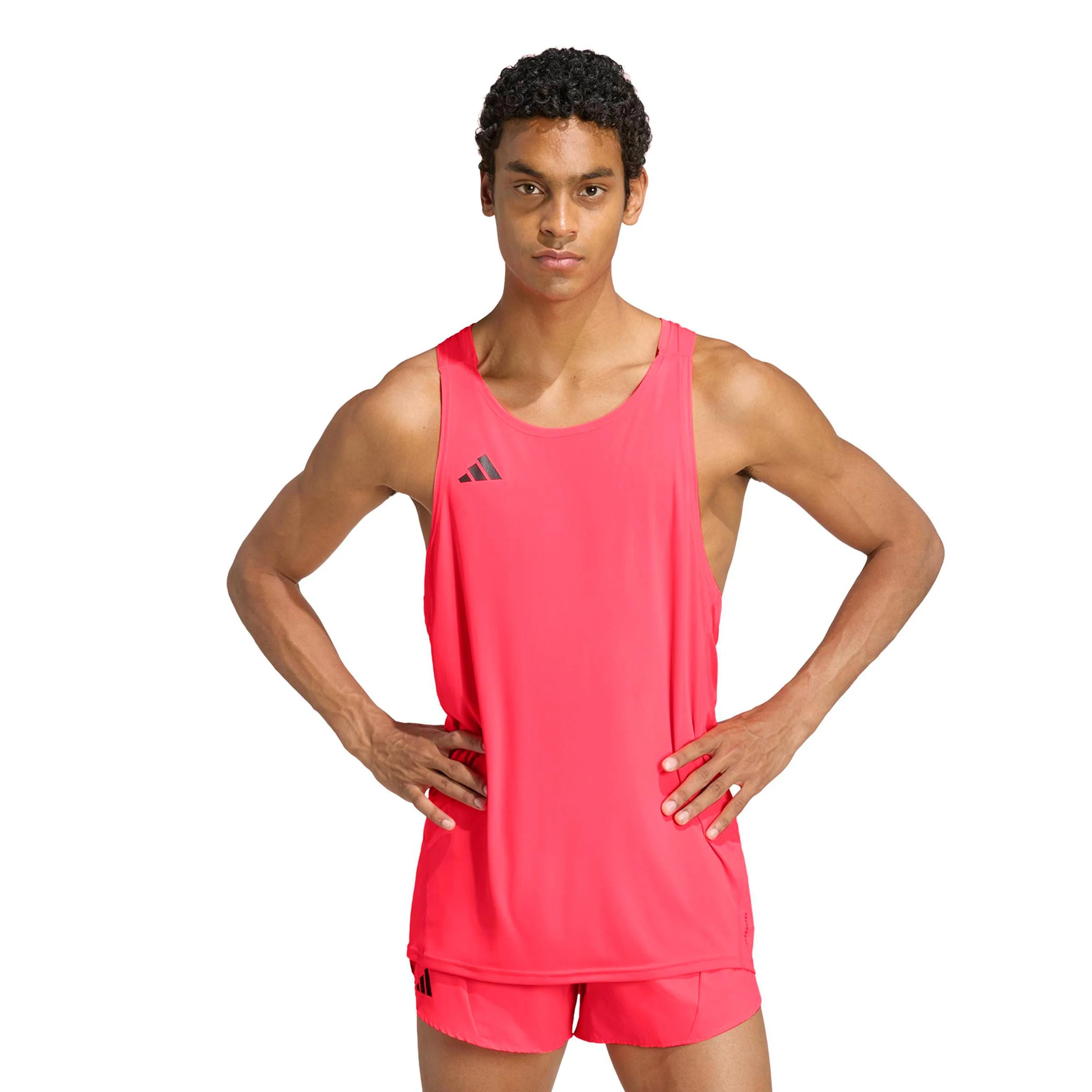 Adizero Essential Laufshirt Herren - koralle
