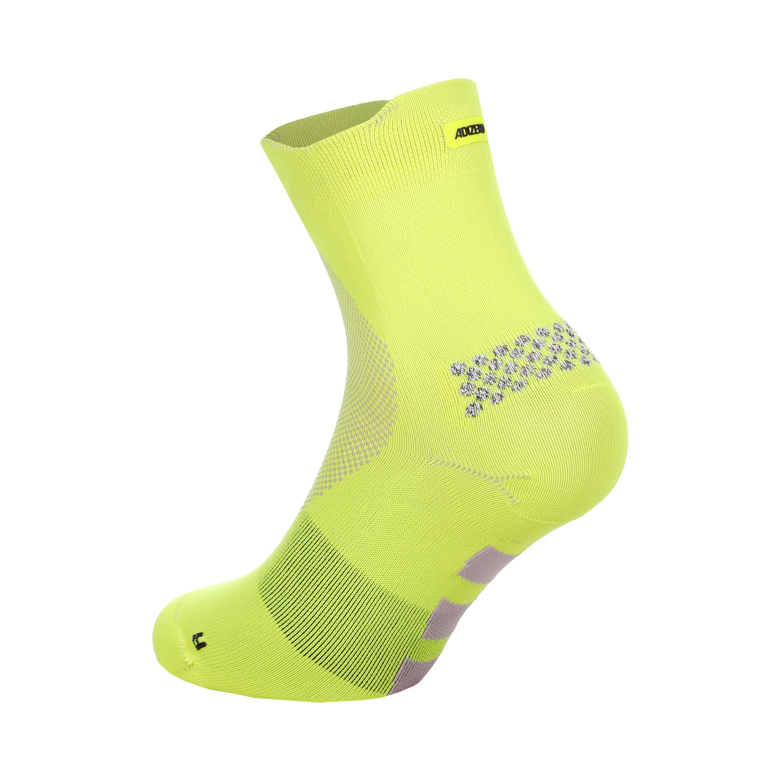 adizero Quarter Laufsocken Unisex - gelb, lila - Image 2