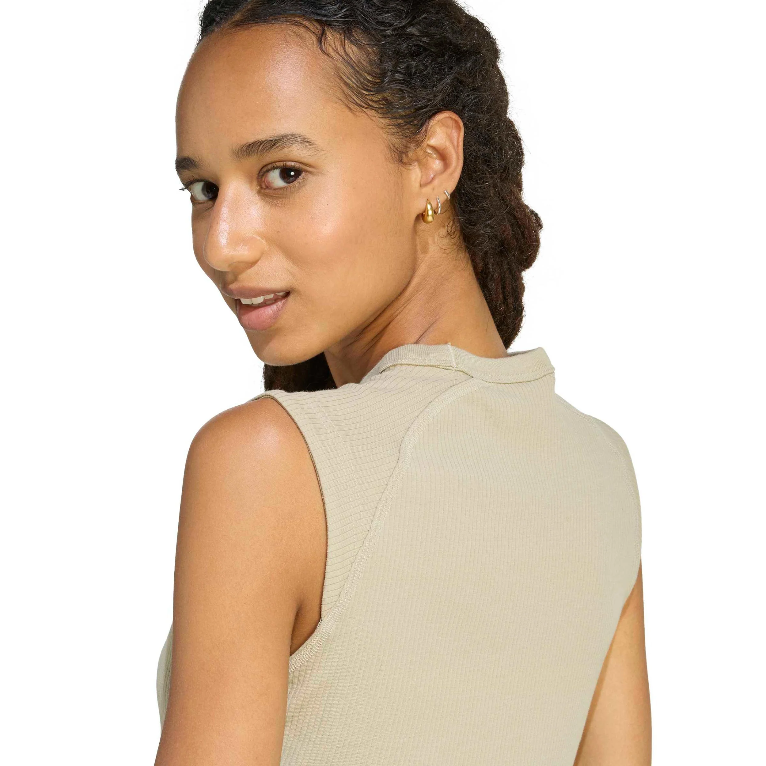All SZN Rib Tank-Top Damen - beige - Image 7