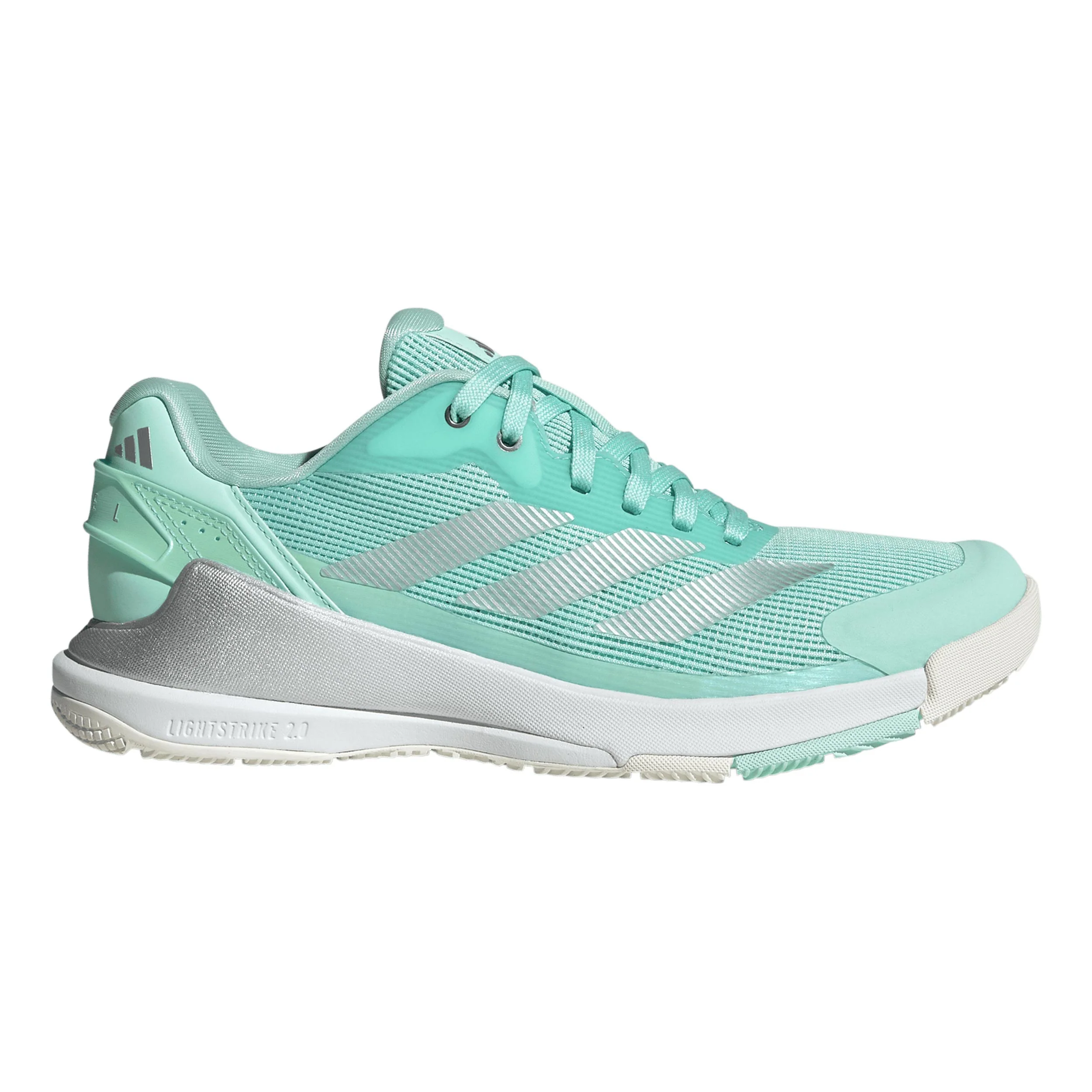 Crazyquick LS Padelschuh Damen - mint, silber