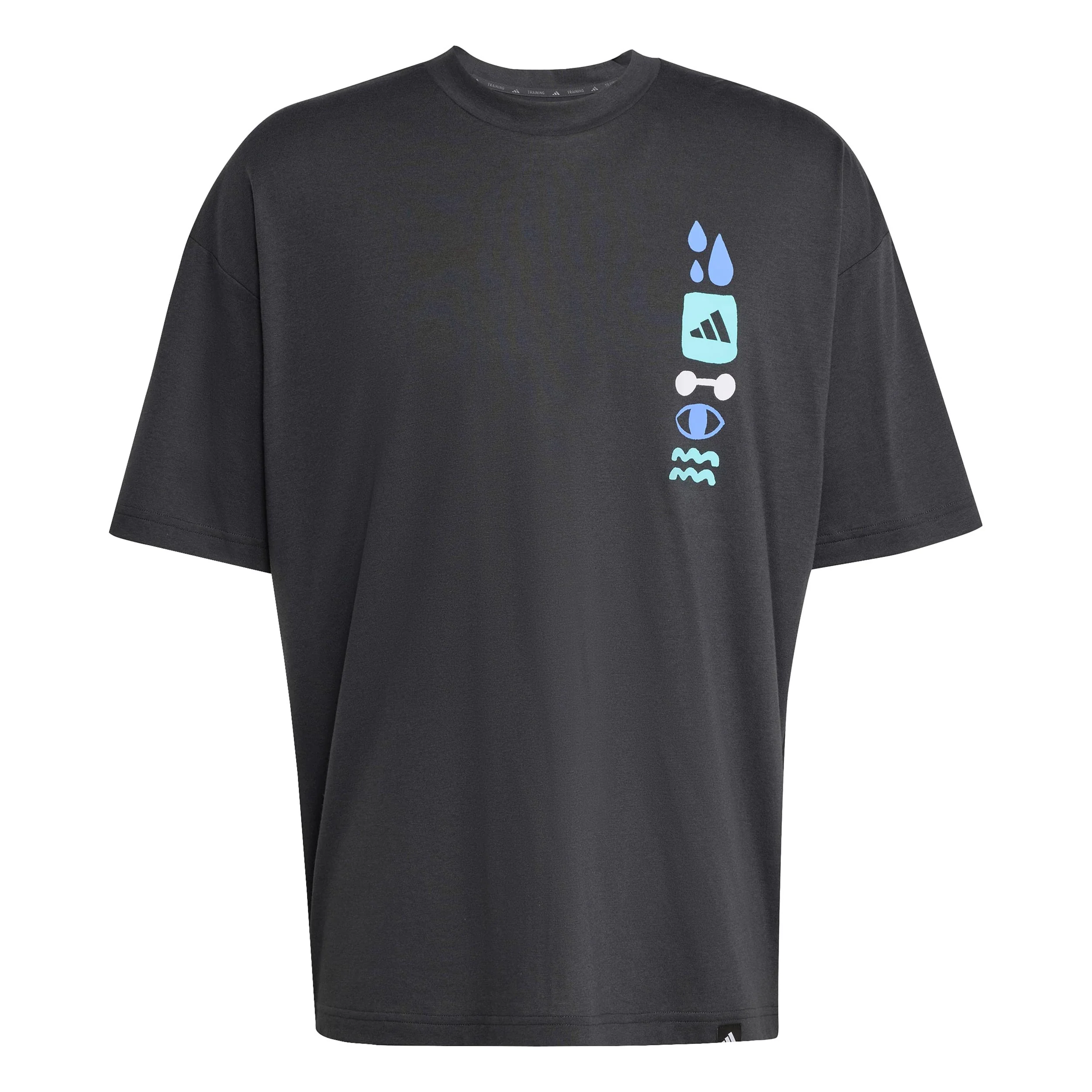 GFX Joy T-Shirt Herren - dunkelgrau, mehrfarbig