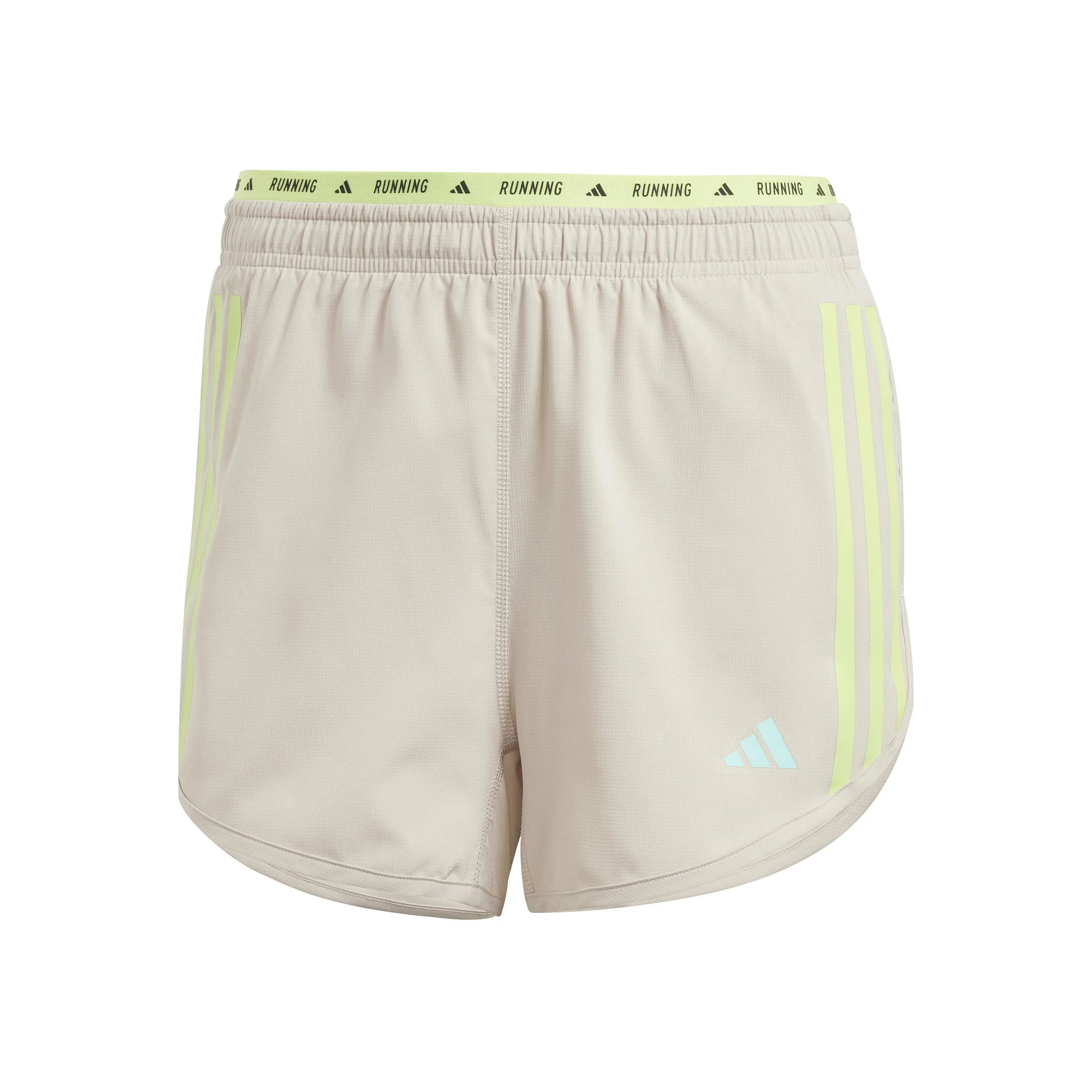 Own The Run 3S Laufshorts Damen-Beige