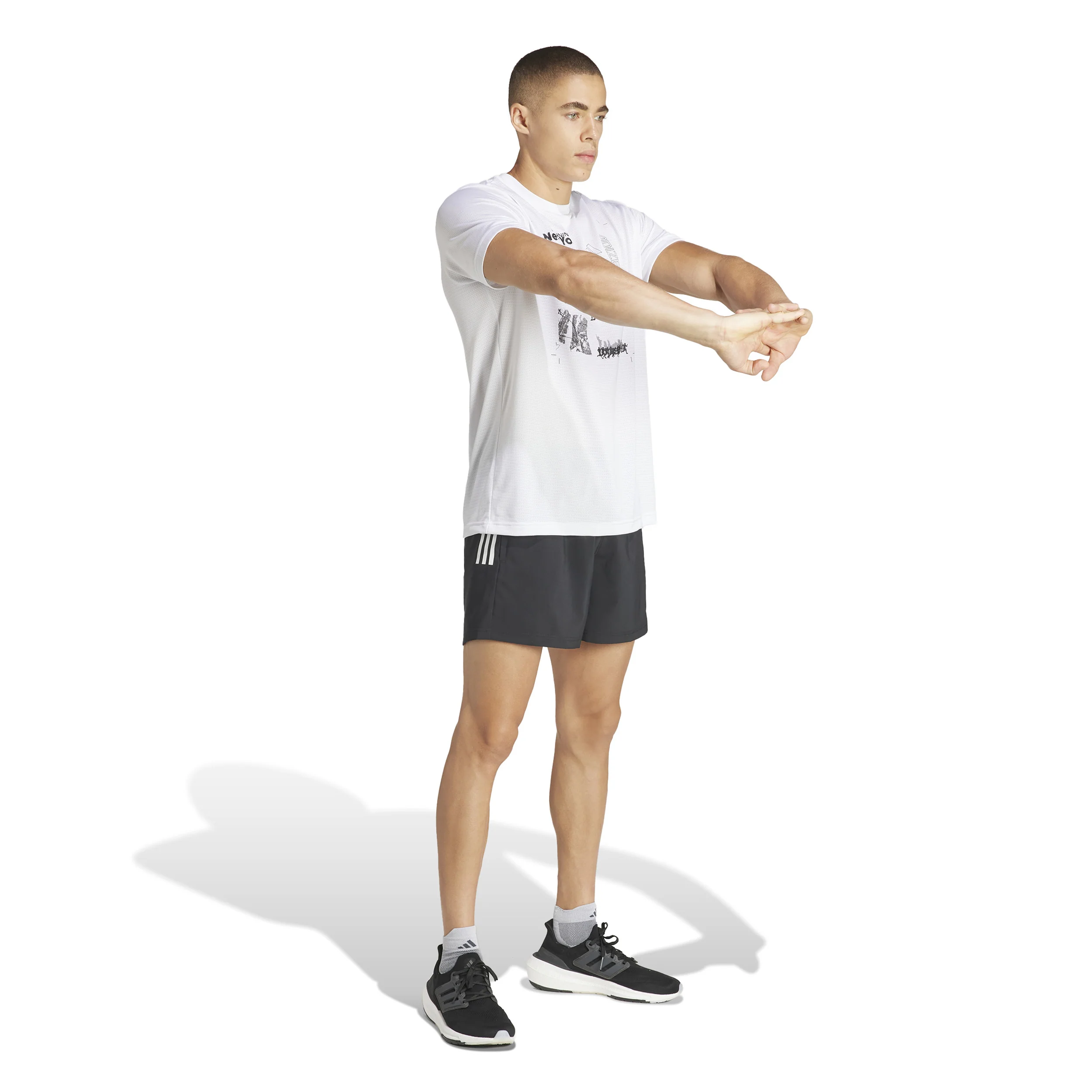 Own The Run 7in Laufshorts Herren-Schwarz - Image 4
