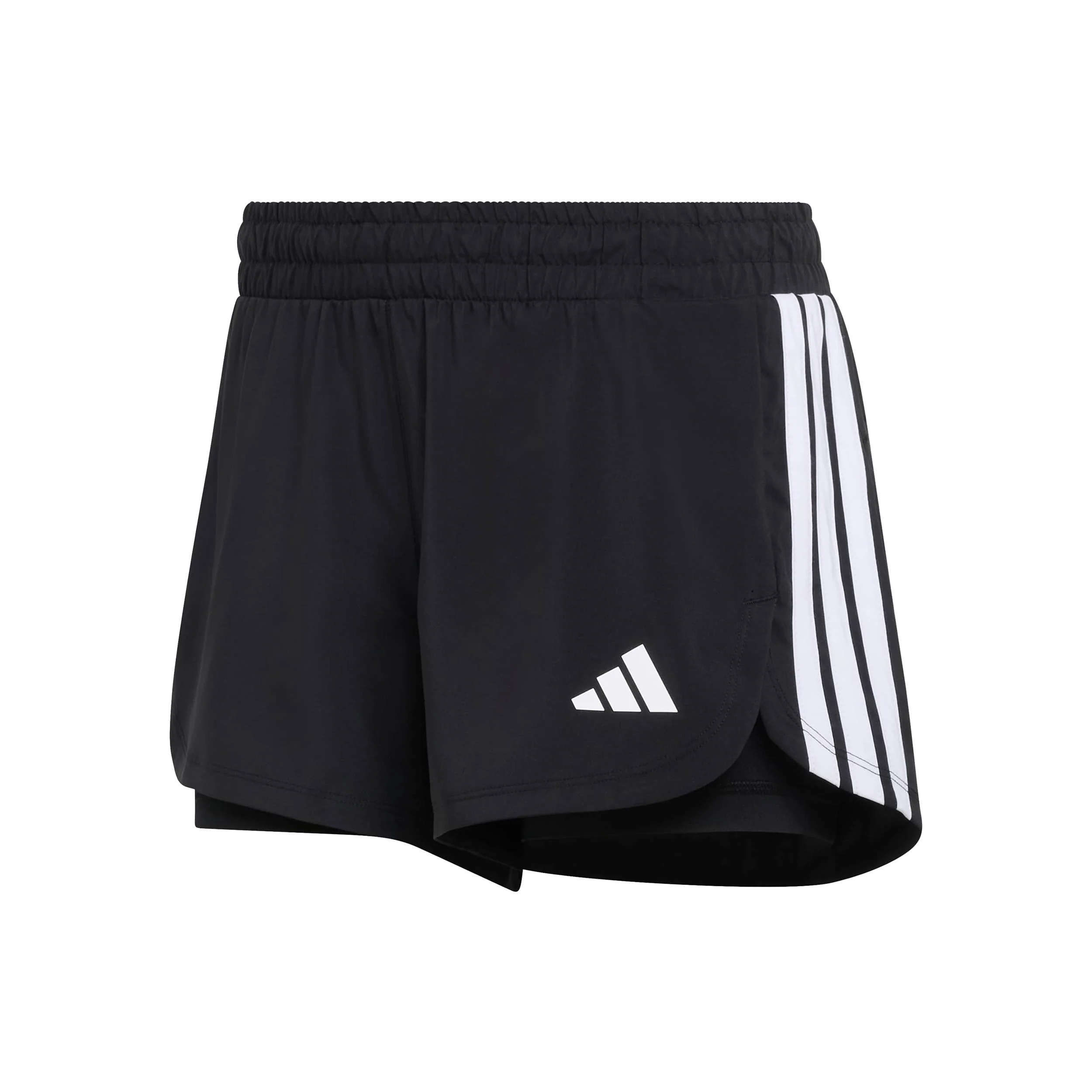 Pacer 2In1 Shorts Damen - schwarz, weiß