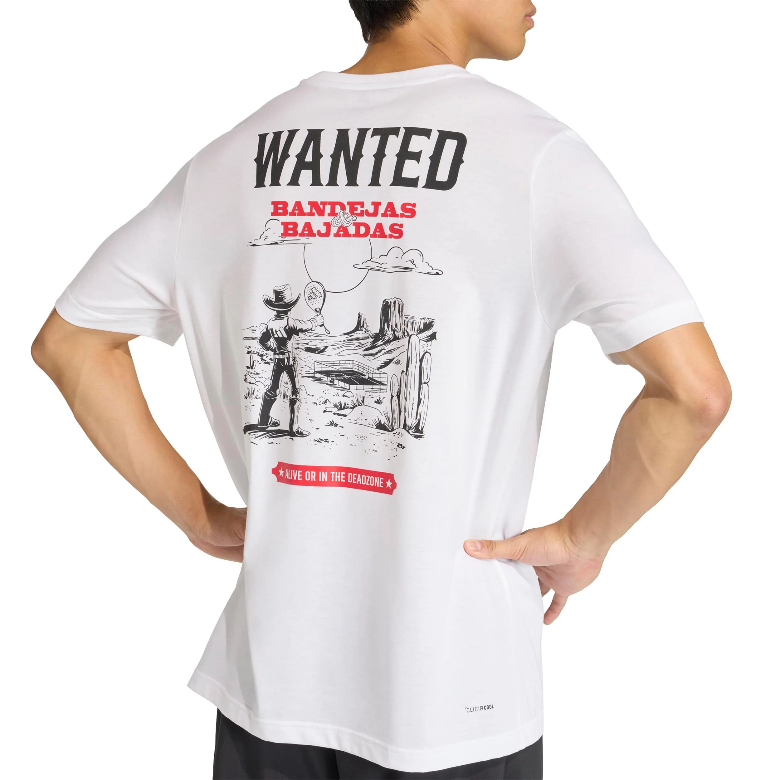 Padel Wanted Graphic T-Shirt Herren - weiß, mehrfarbig - Image 6