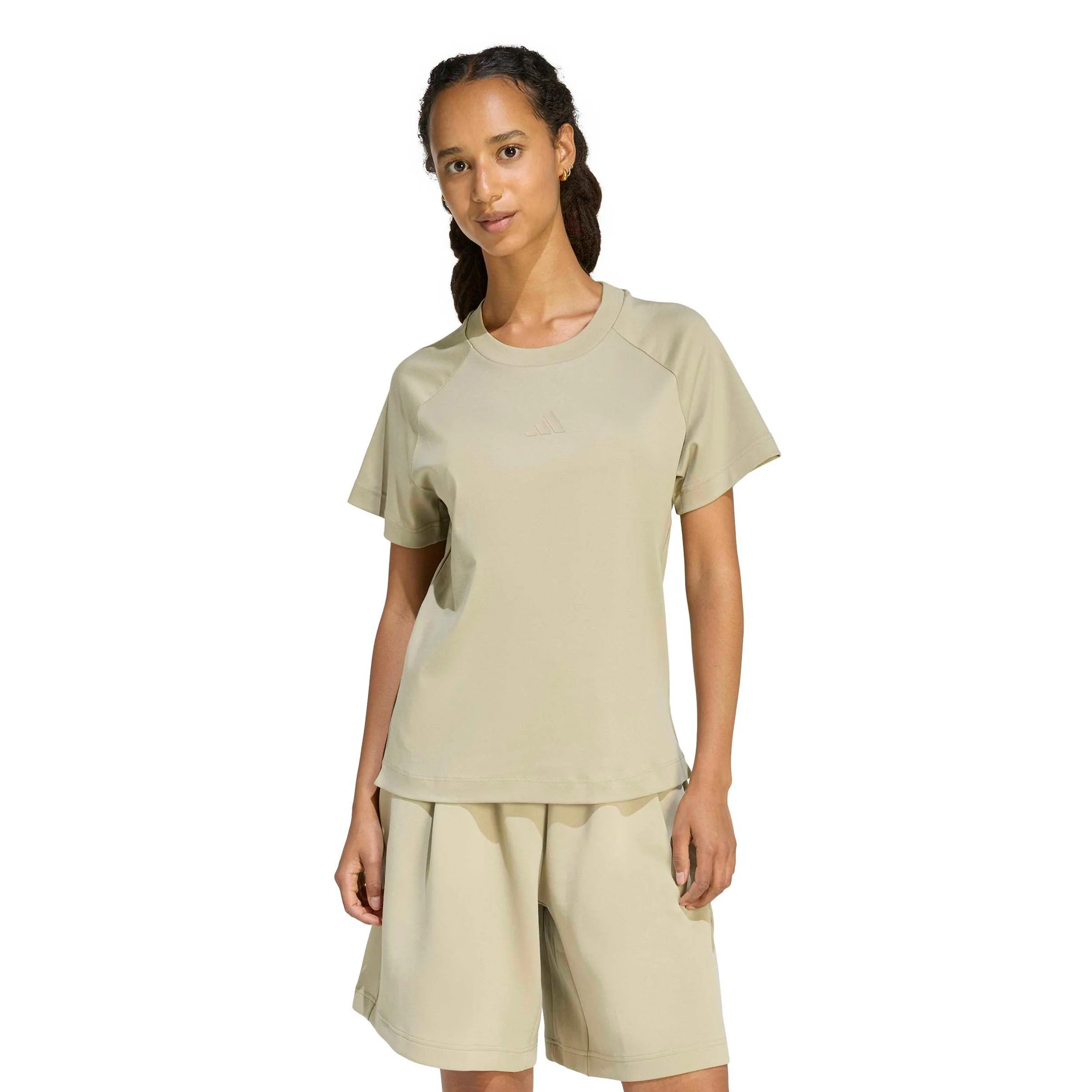 Regular T-Shirt Damen - beige - Image 2