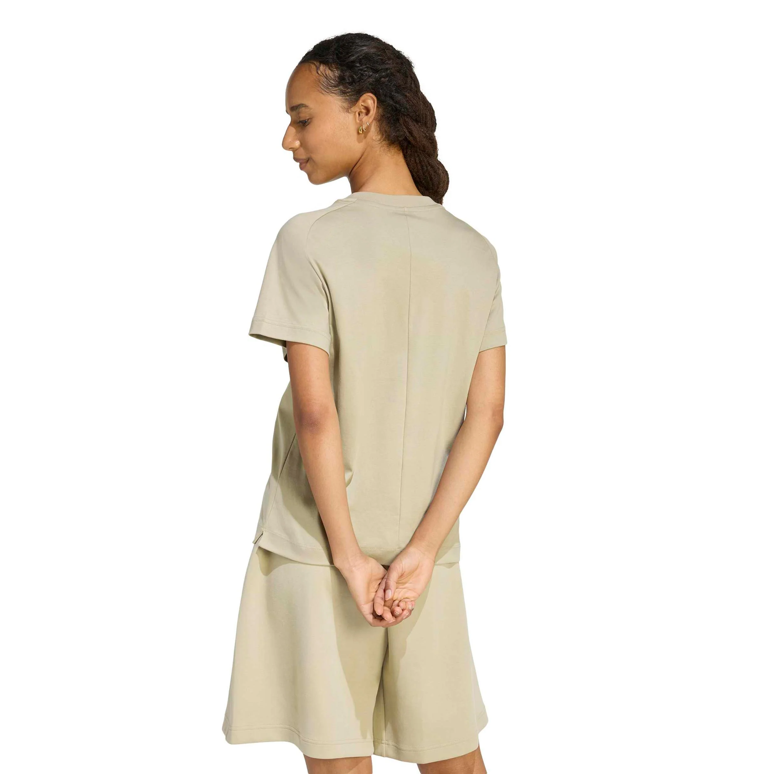 Regular T-Shirt Damen - beige - Image 3