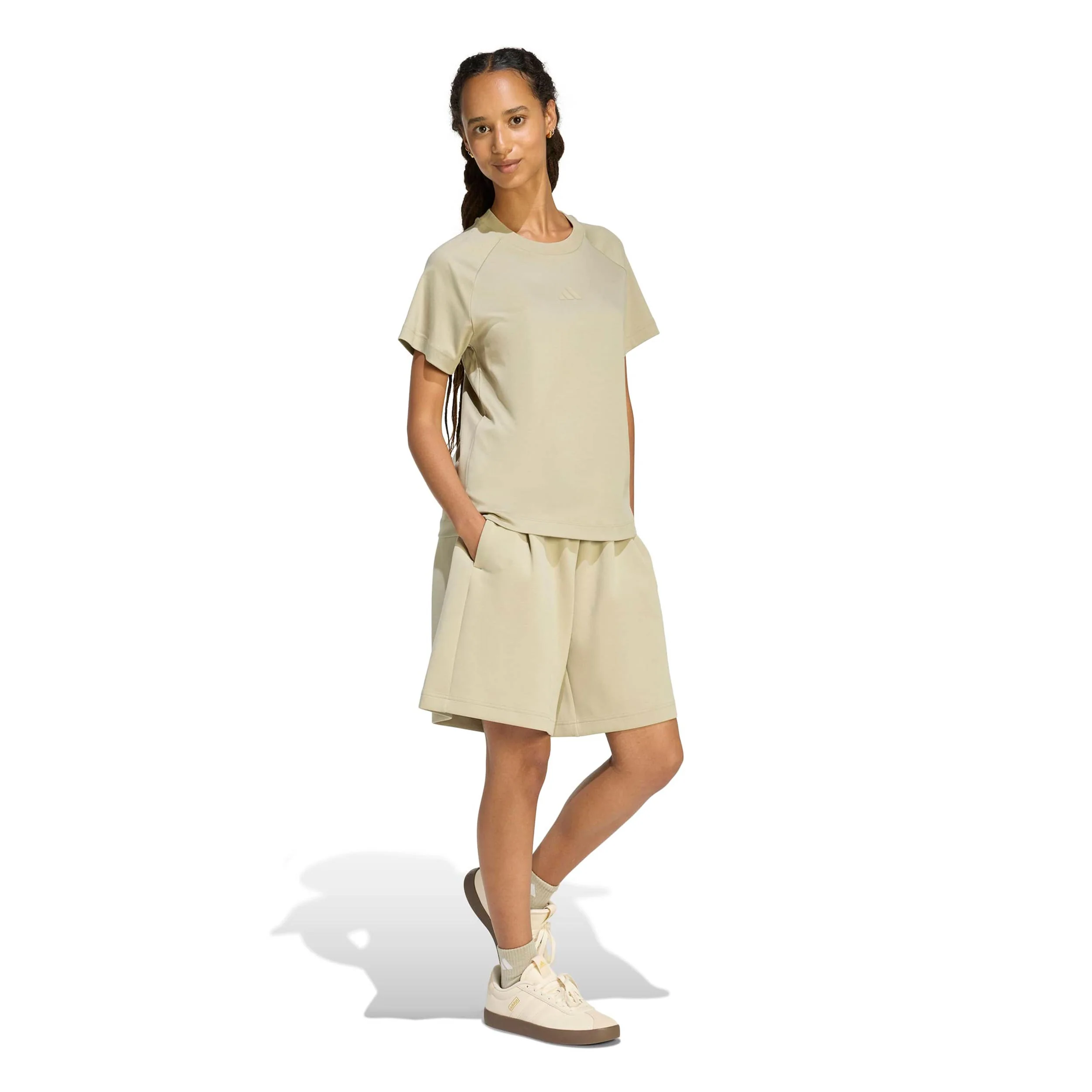 Regular T-Shirt Damen - beige - Image 4