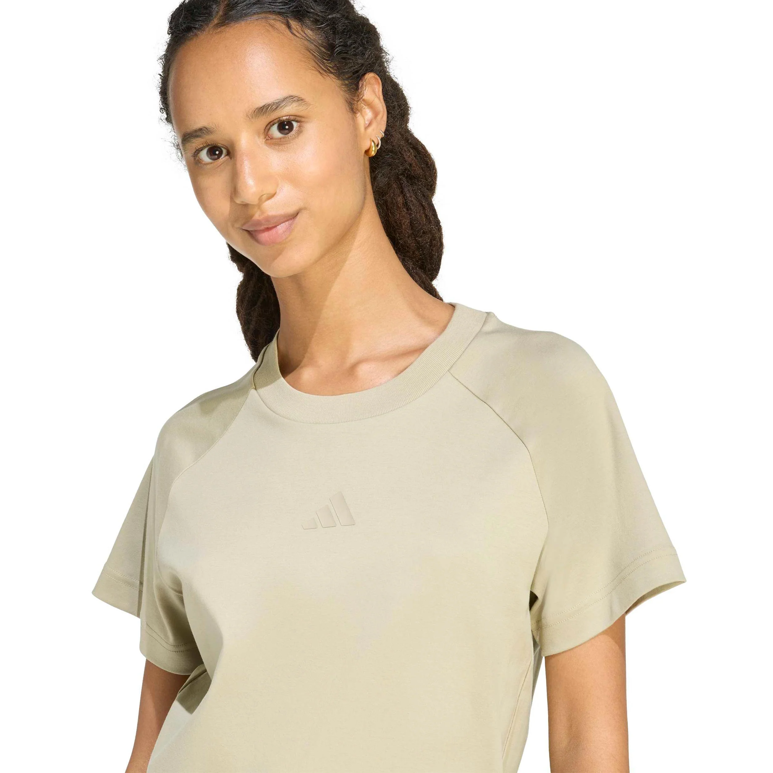 Regular T-Shirt Damen - beige - Image 5