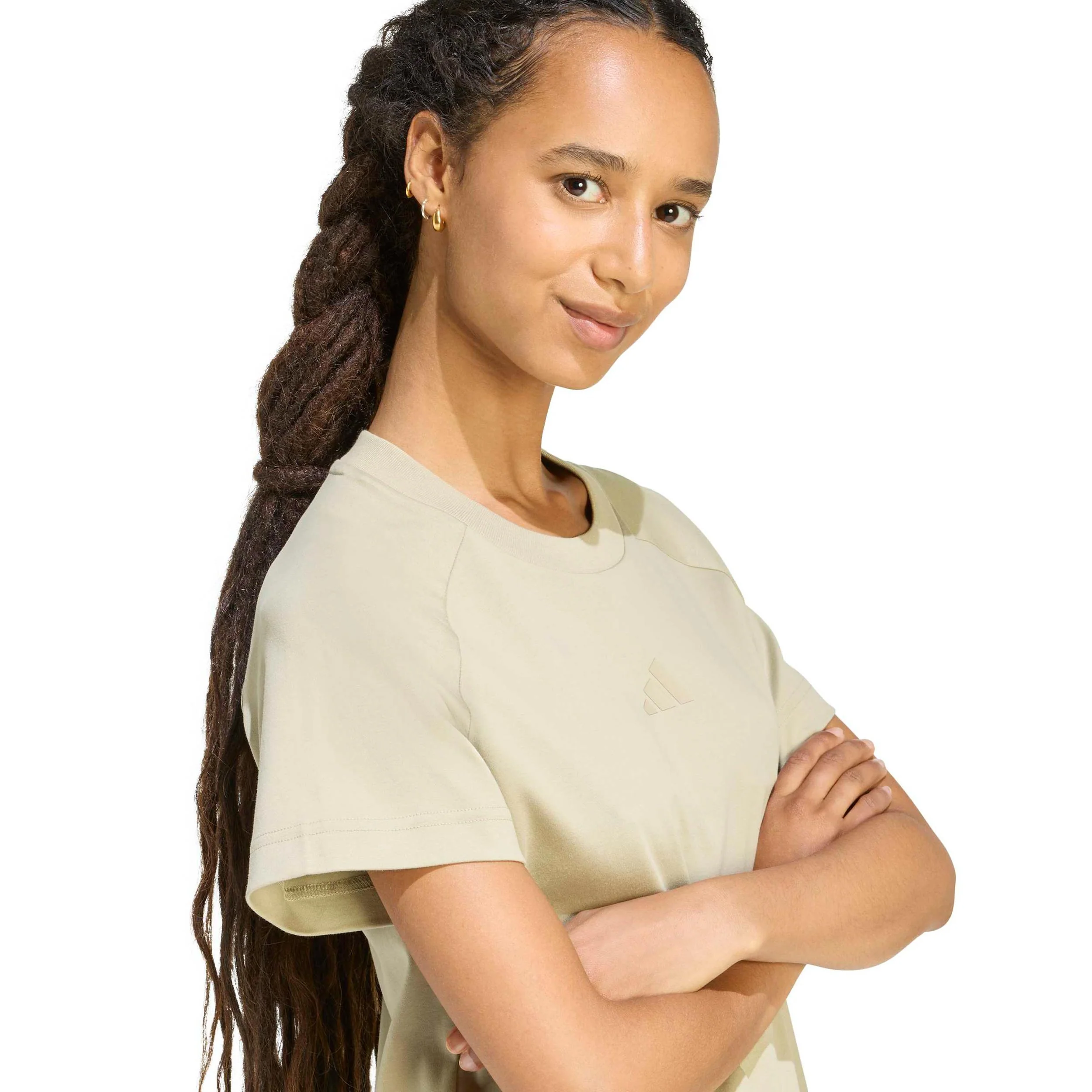 Regular T-Shirt Damen - beige - Image 6