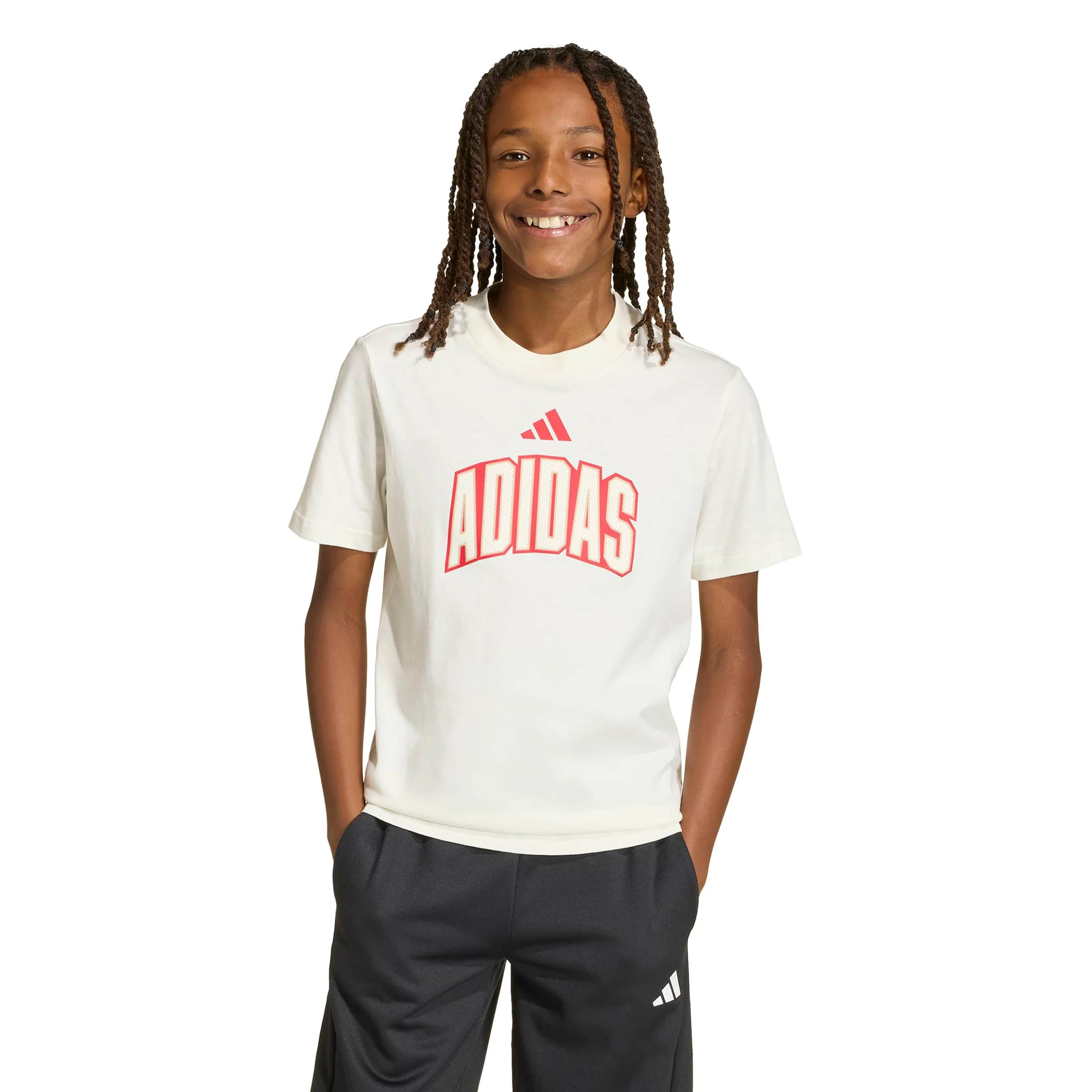 Stadium Lettering T-Shirt Kinder - offwhite, rot - Image 2