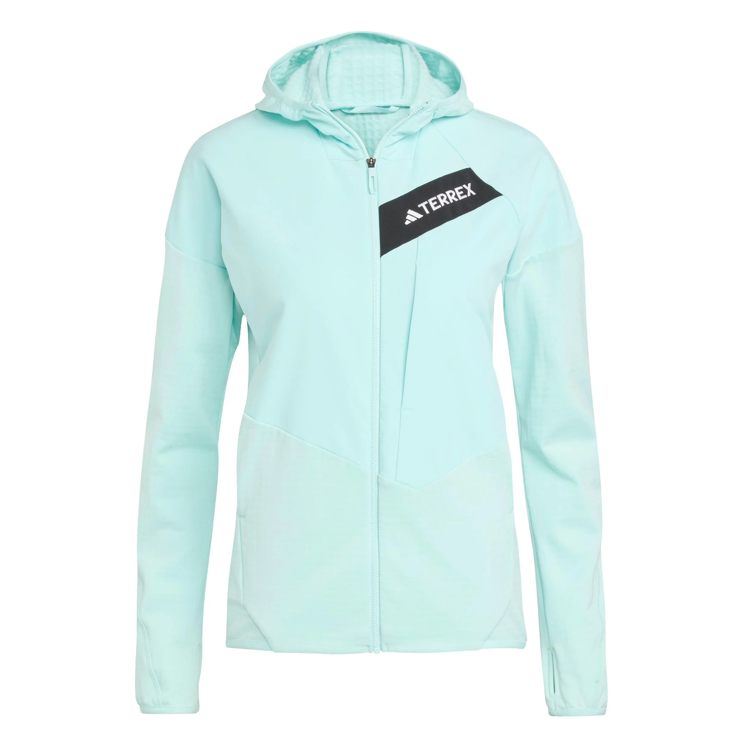 Terrex TRK ClimaWarm Fleece Laufjacke Damen-Türkis