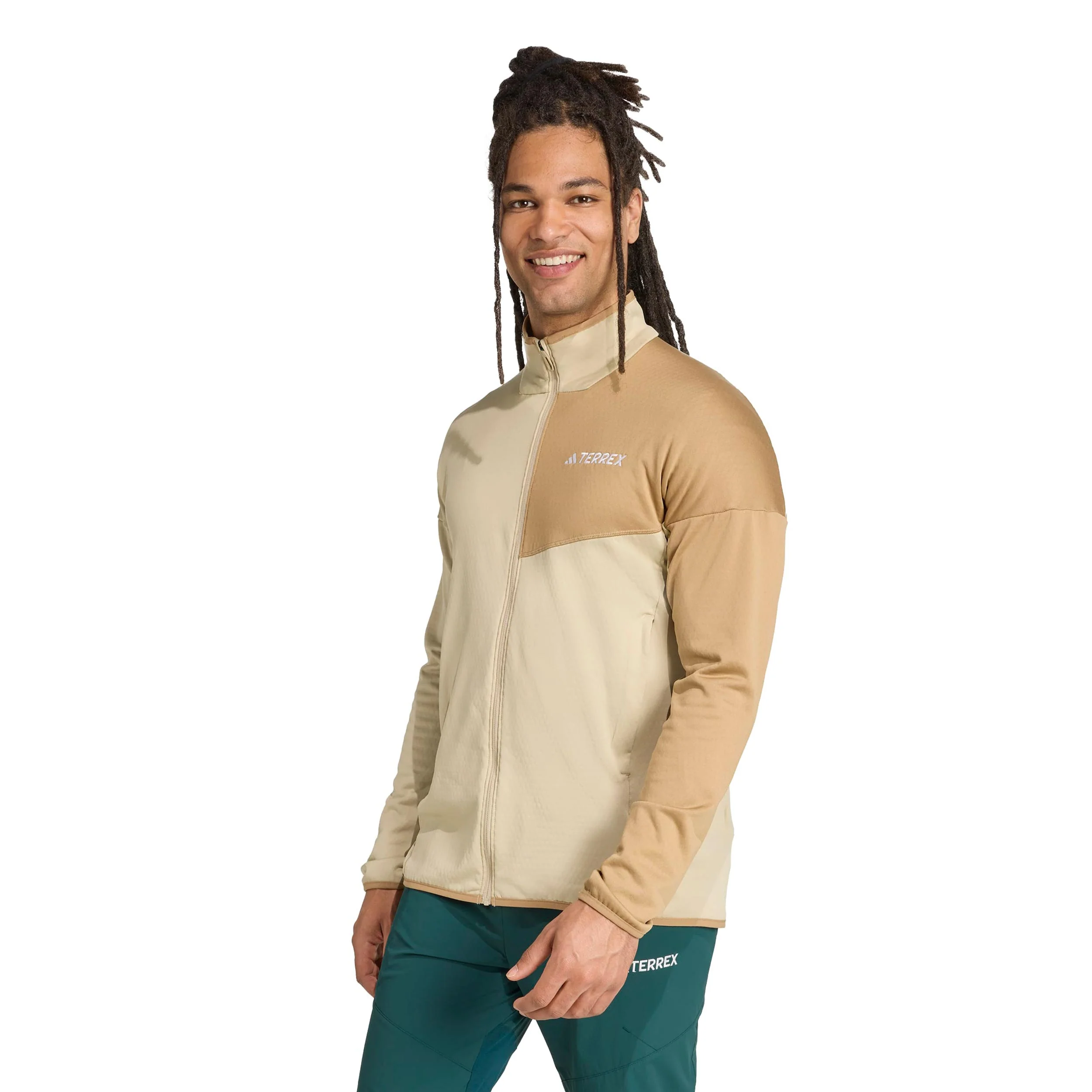 Terrex XPR Light Fleece Laufjacke Herren-Creme - Image 2