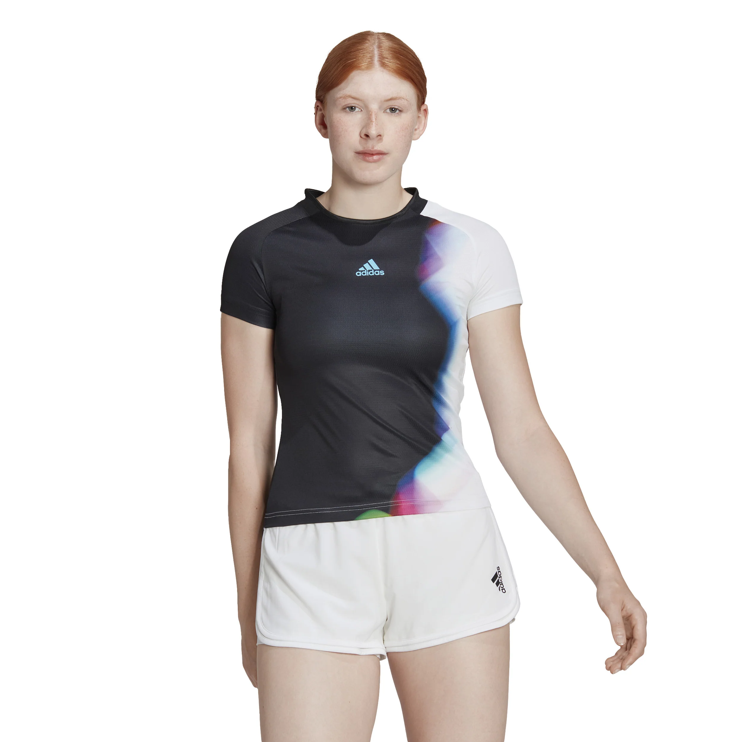 World Cup T-Shirt Damen-Schwarz,Weiß - Image 2