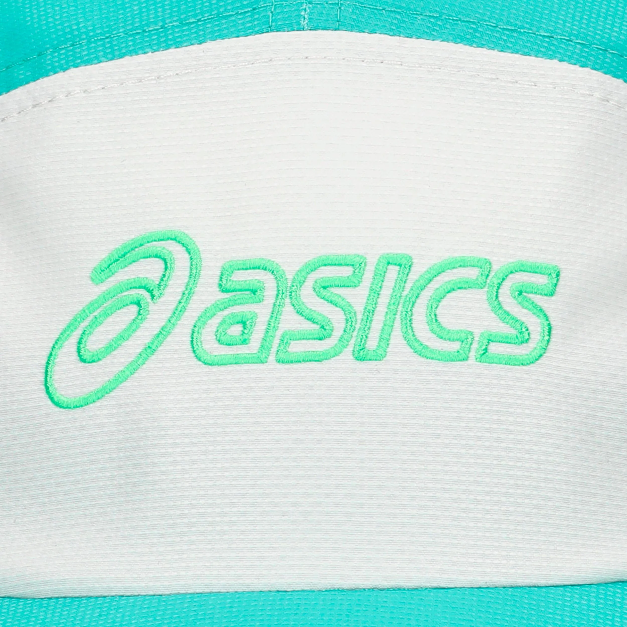 Asics 5 Panel Cap Unisex - grün, beige - Image 3