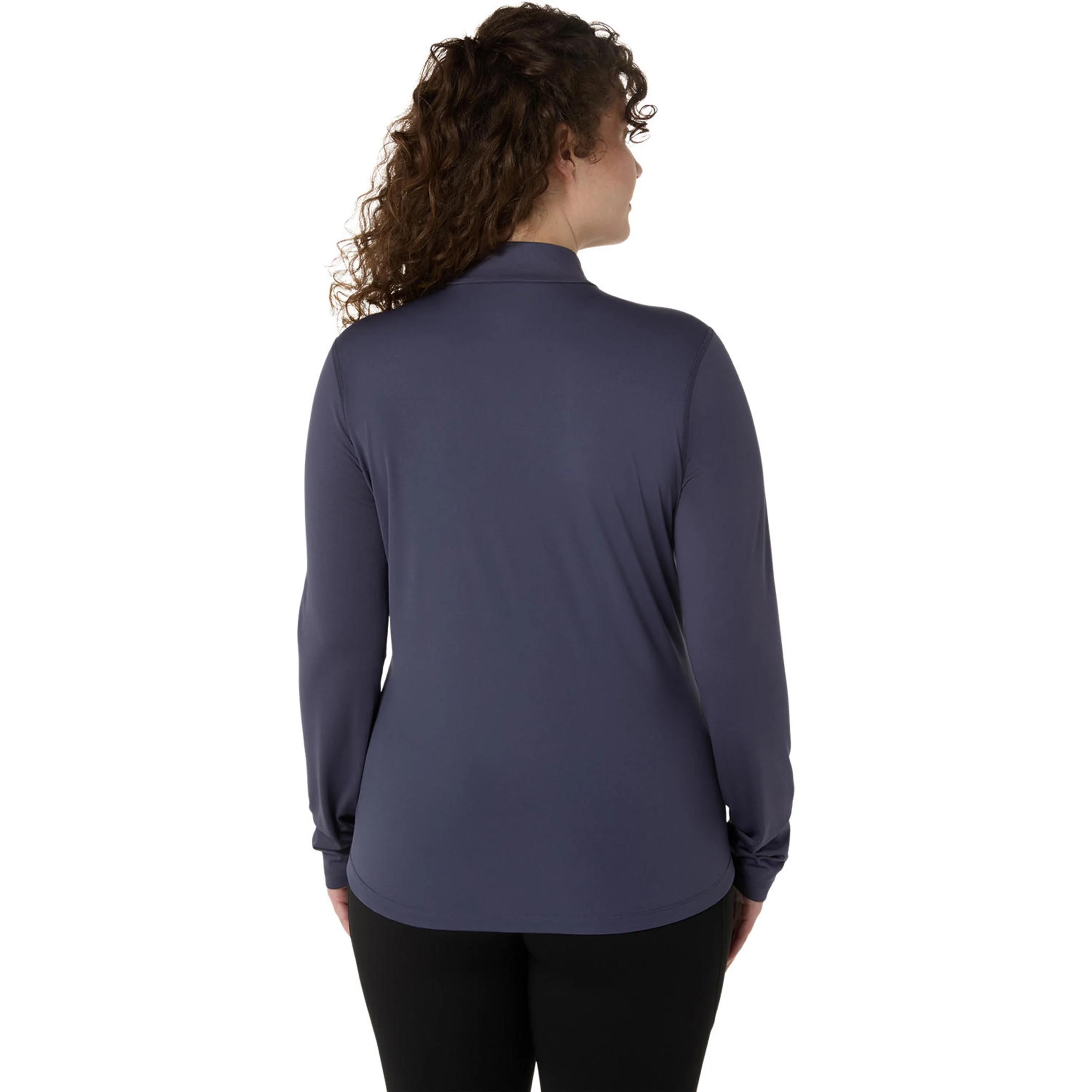Core 1/2 Zip Winter  Laufshirt Damen - blaugrau - Image 3