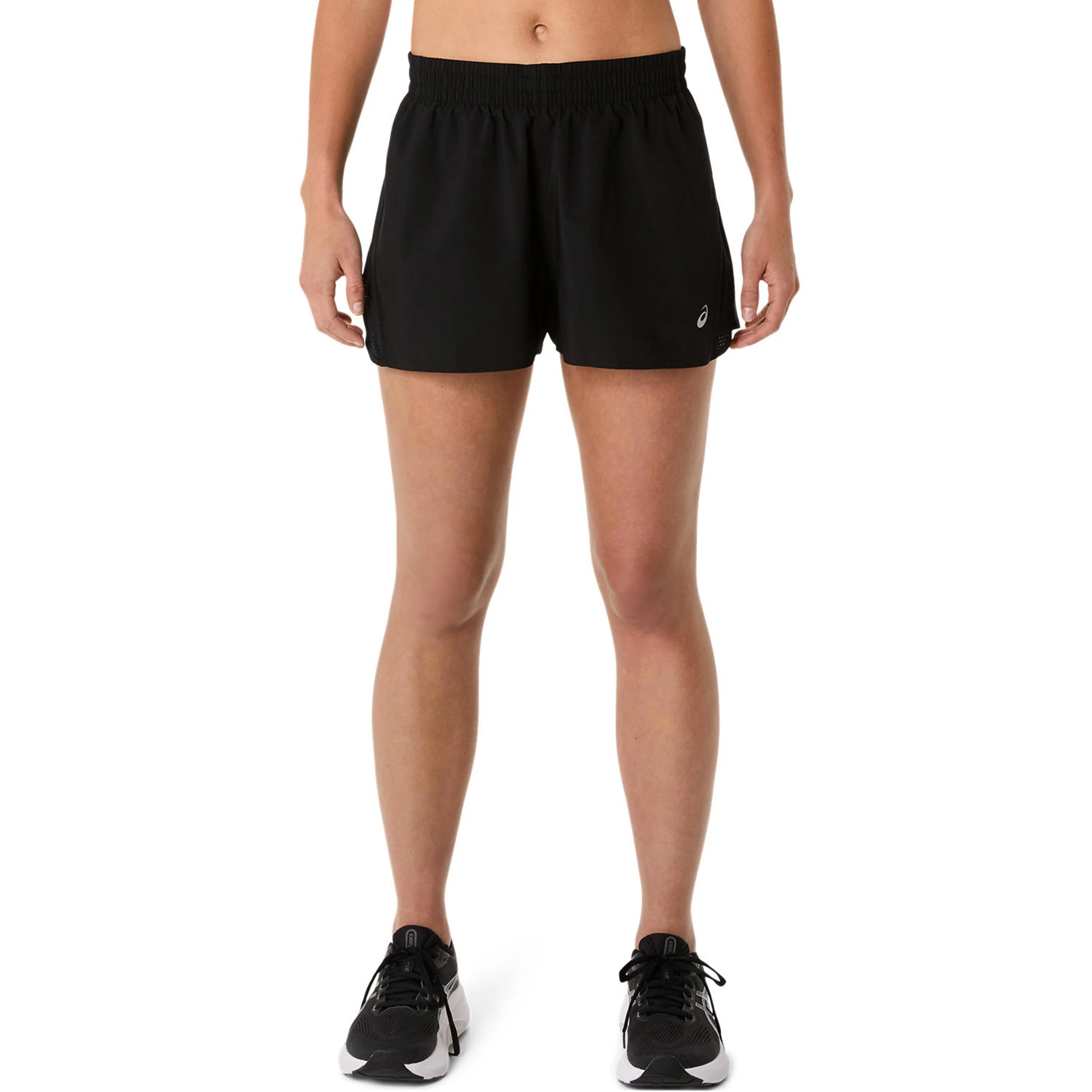 Core Split Laufshorts Damen-Schwarz