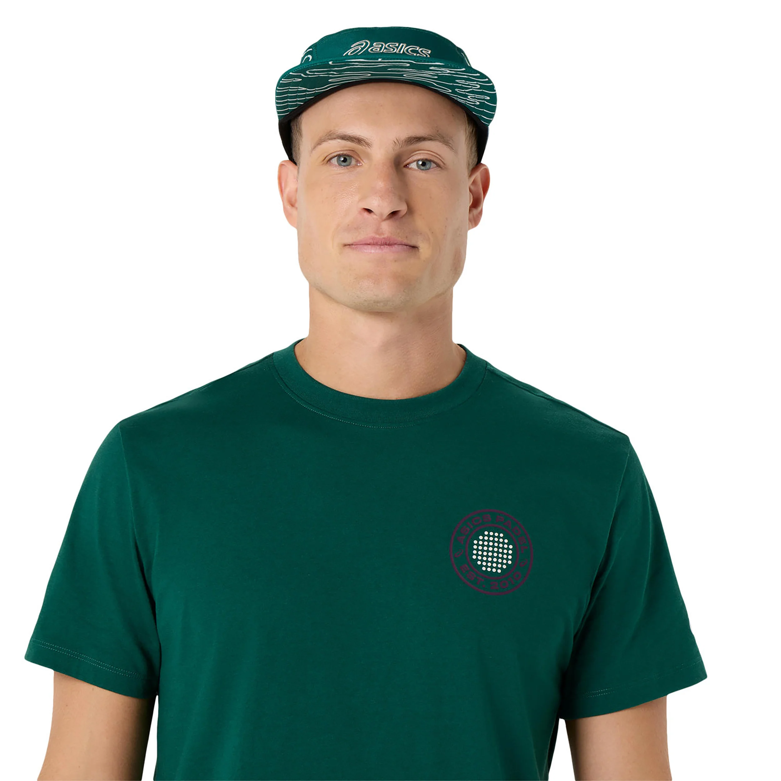 Court Graphic T-Shirt Herren - dunkelgrün - Image 4