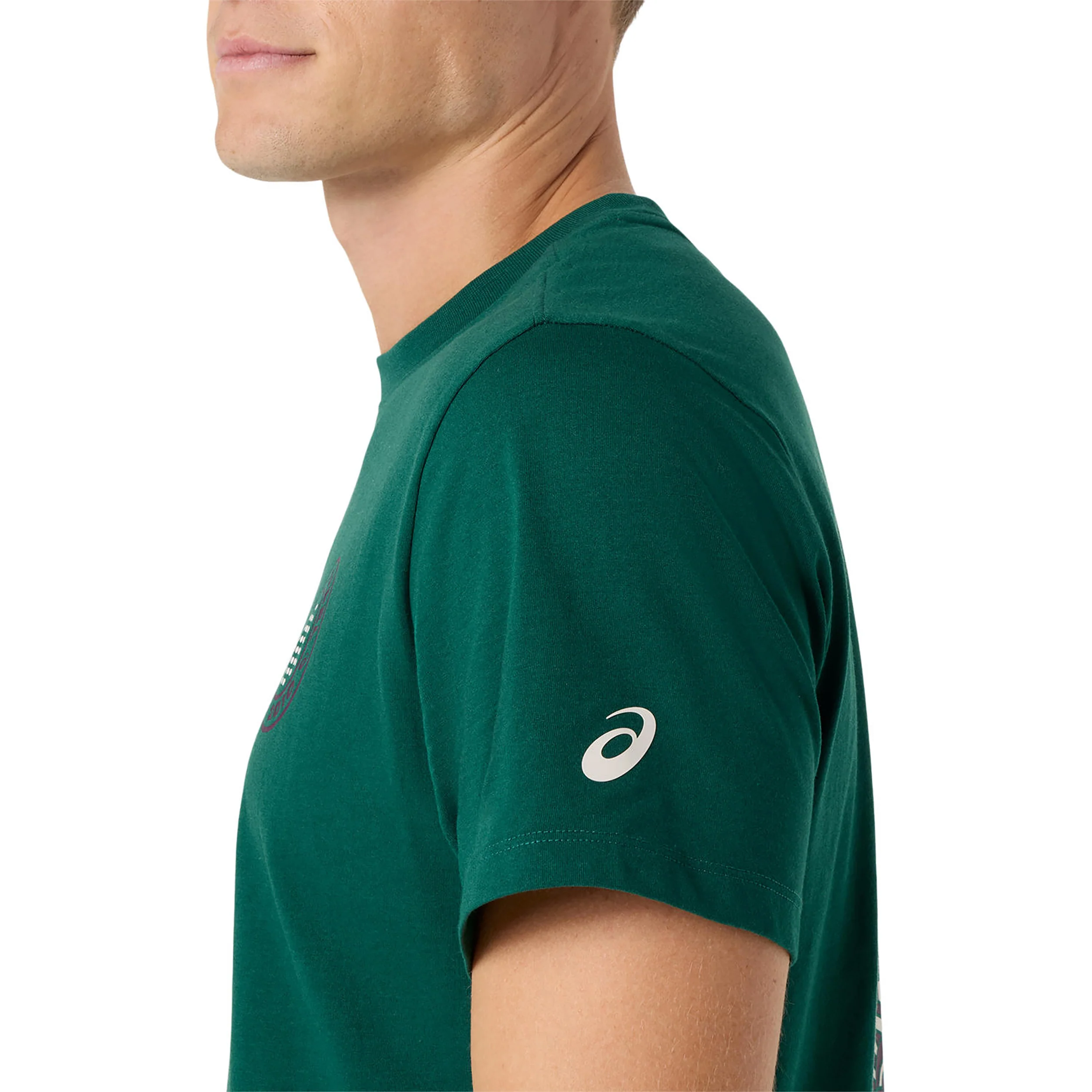 Court Graphic T-Shirt Herren - dunkelgrün - Image 5
