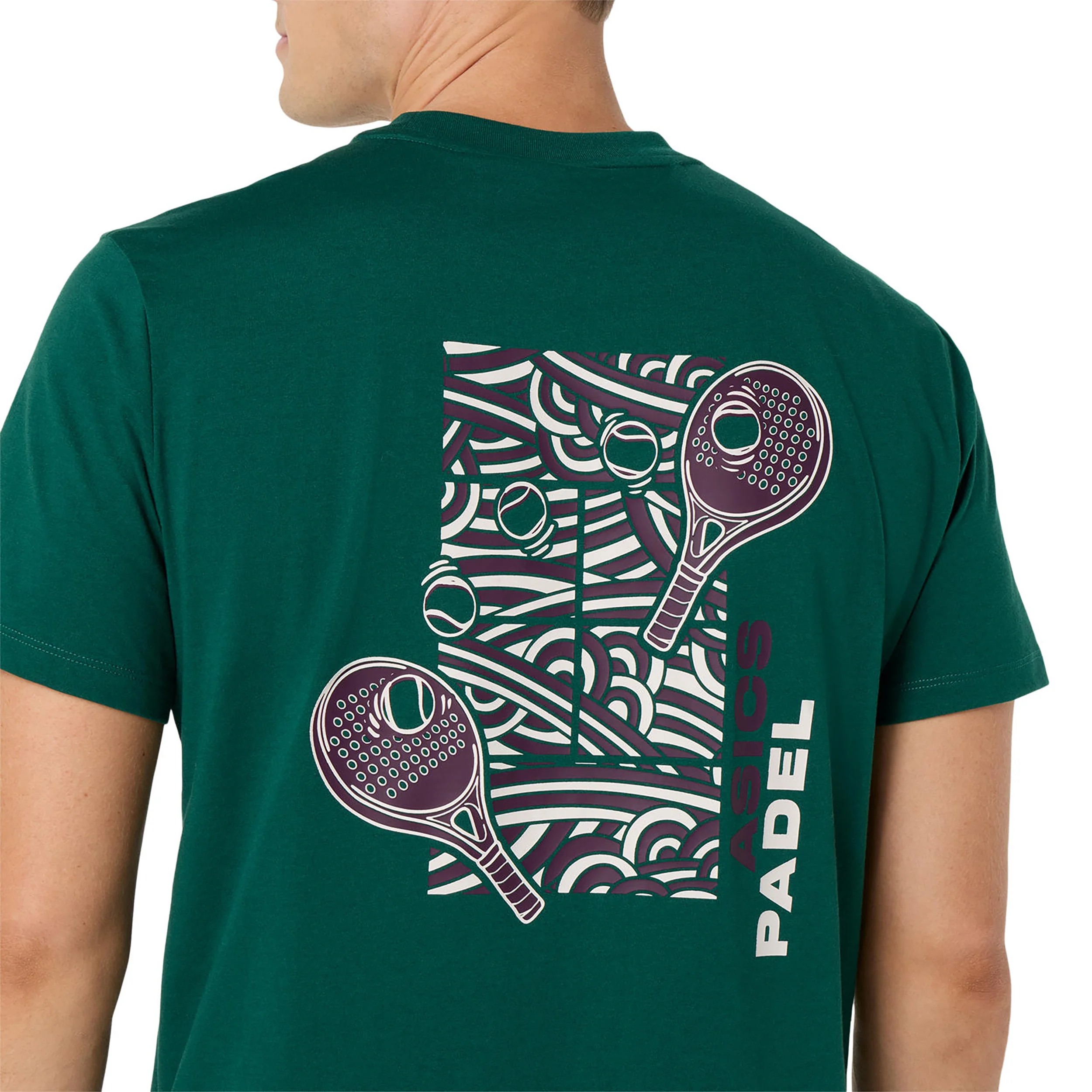 Court Graphic T-Shirt Herren - dunkelgrün - Image 6