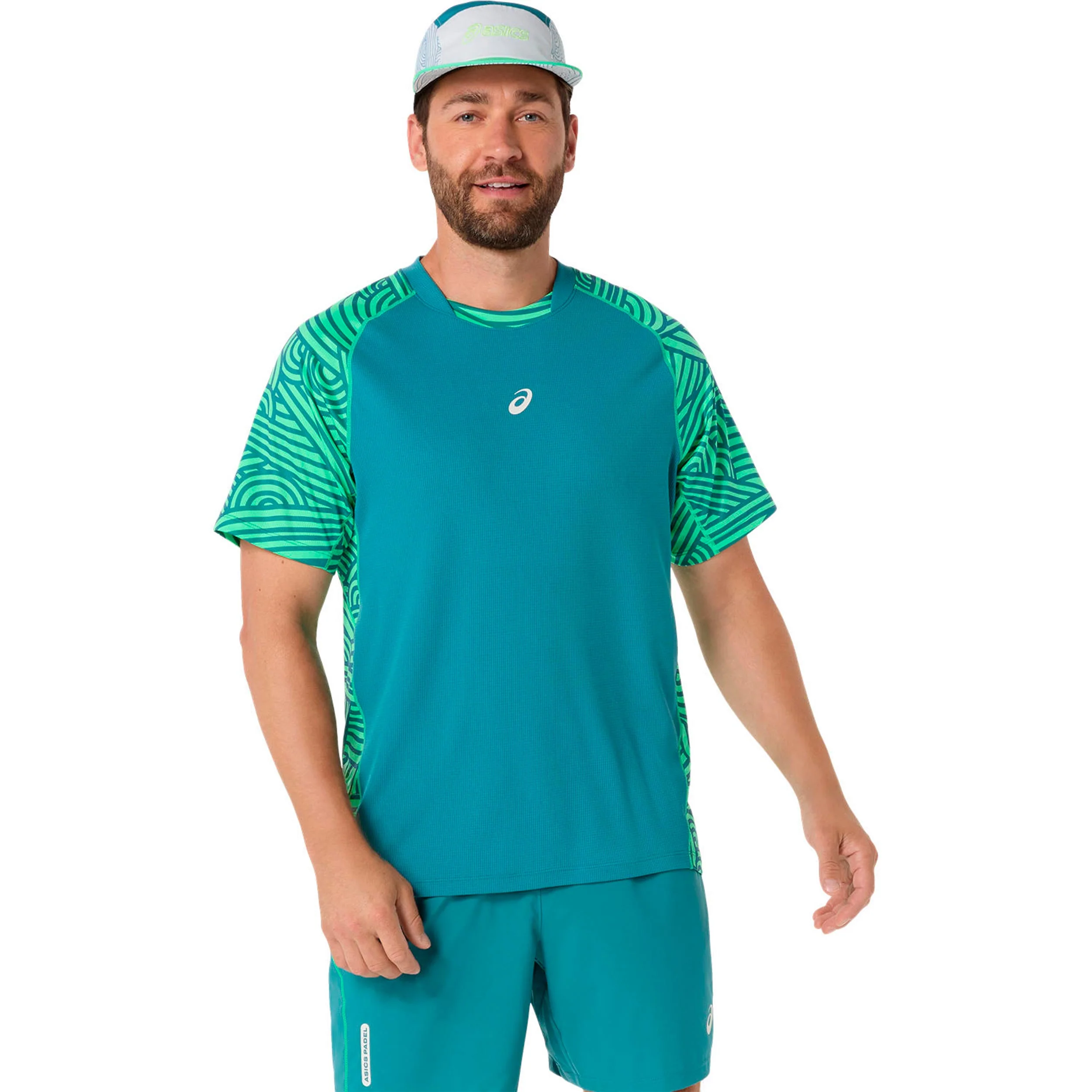 Court T-Shirt Herren - dunkelgrün, hellgrün - Image 2