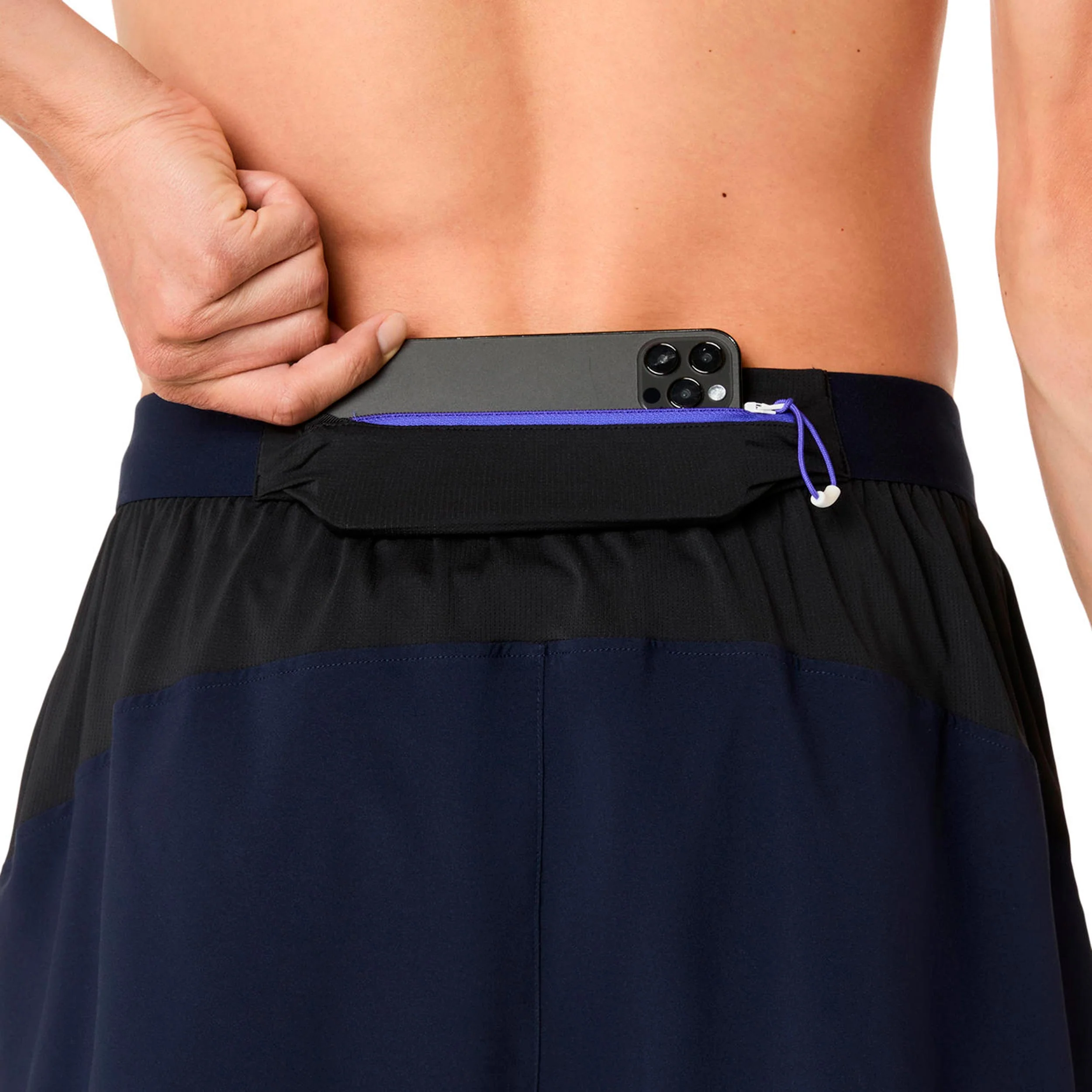 Fujitrail AOP 5in   Laufshorts Herren - dunkelblau, blau - Image 7