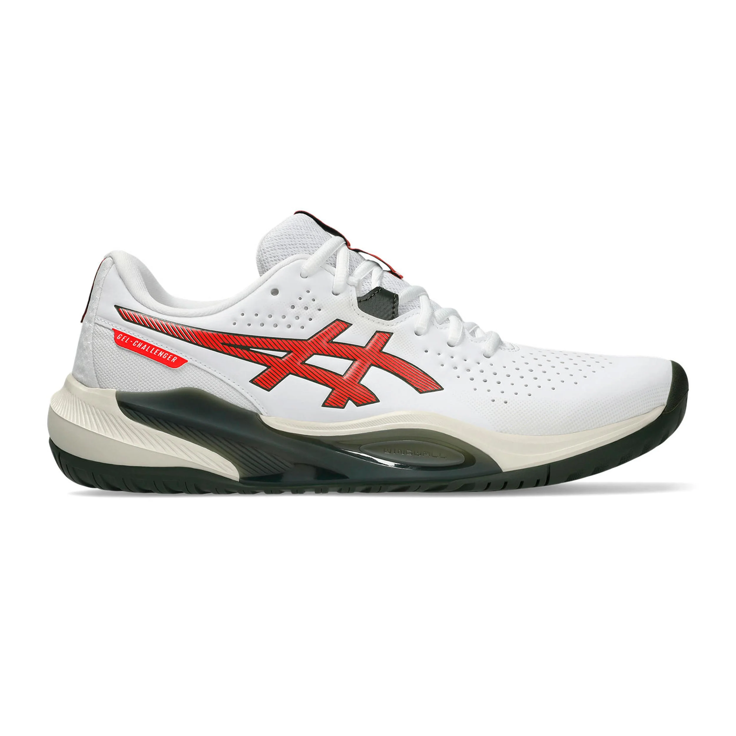 Gel-Challenger 15 Allcourtschuh Herren - weiß, rot