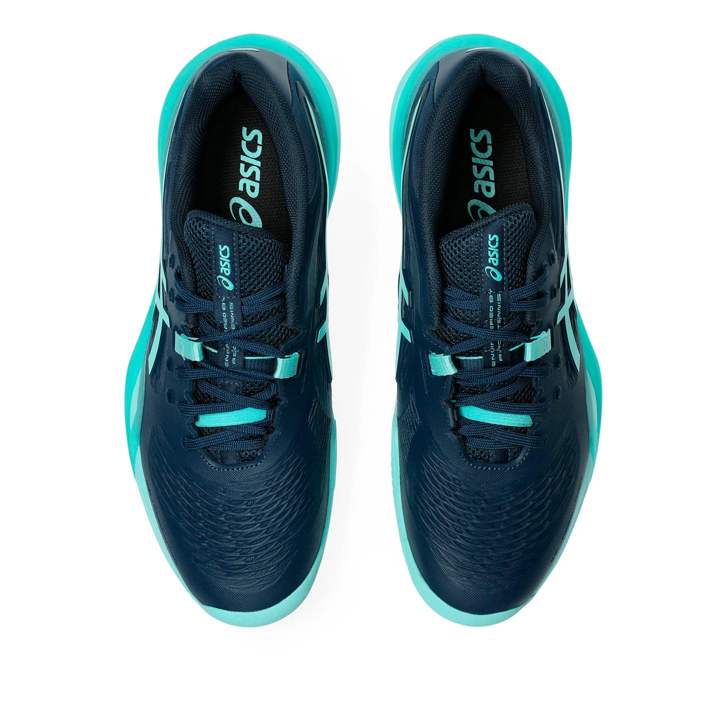 Gel-Resolution X Sandplatzschuh Herren - dunkelblau, mint - Image 3