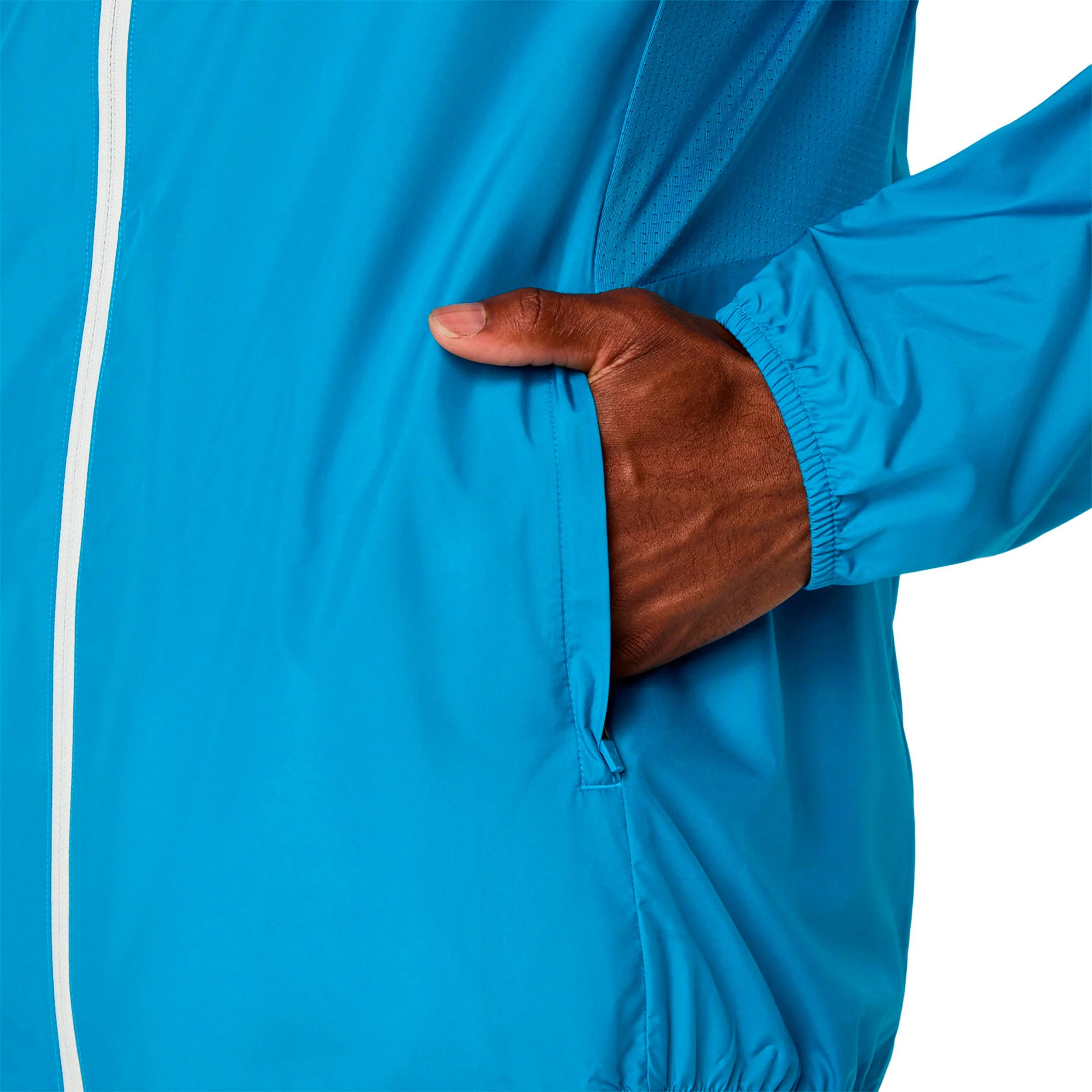 Icon  Laufjacke Herren - blau, beige - Image 7