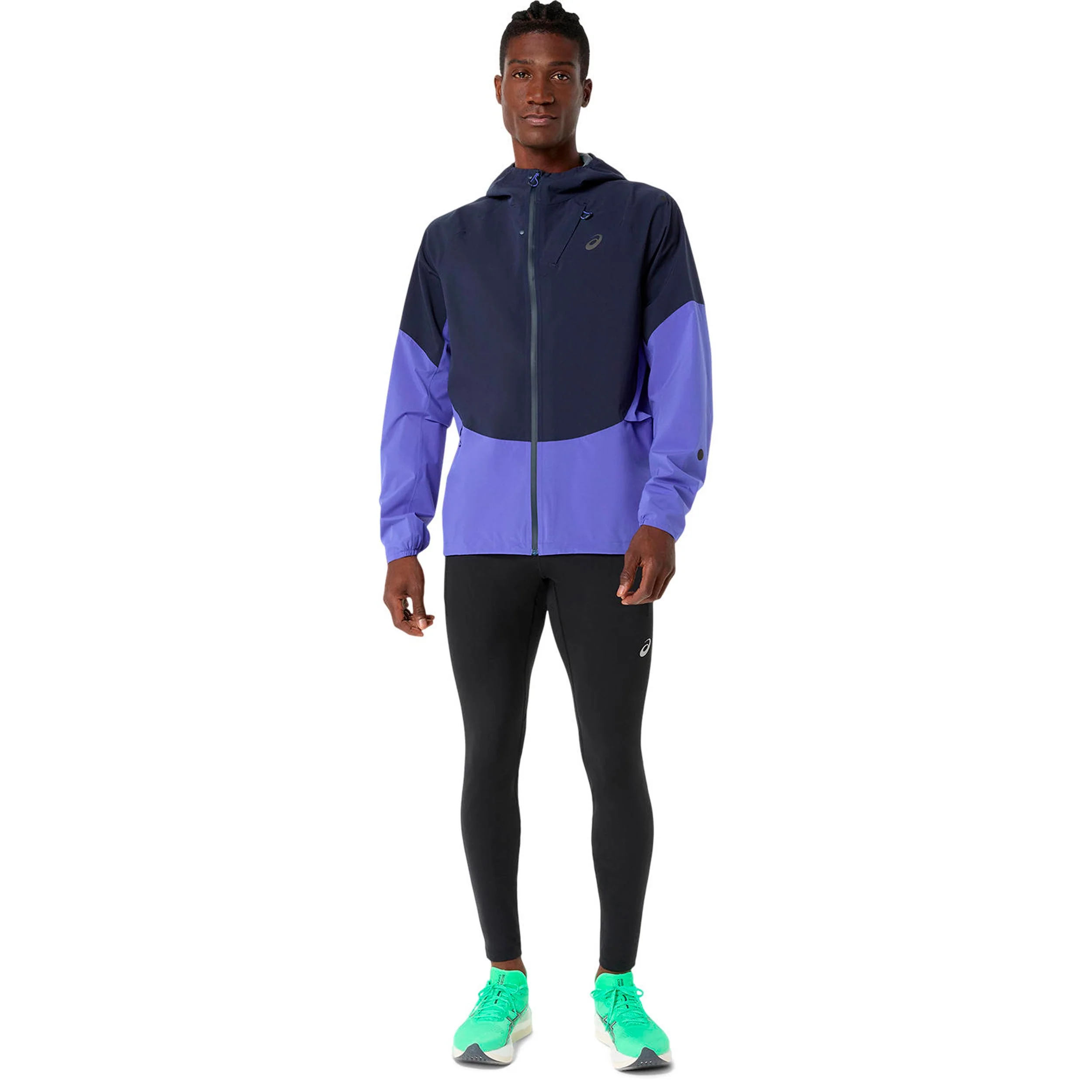 Metarun Waterproof Laufjacke Herren - dunkelblau, blau - Image 2