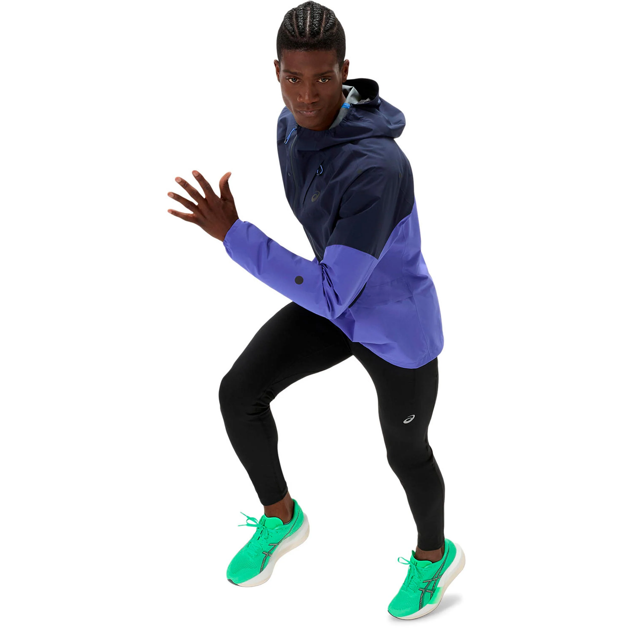 Metarun Waterproof Laufjacke Herren - dunkelblau, blau - Image 3