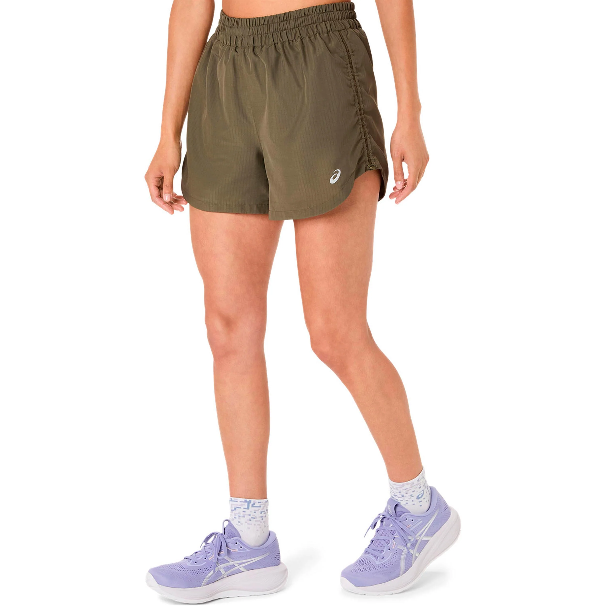 Nagino 4in Run Laufshorts Damen-grün - Image 2