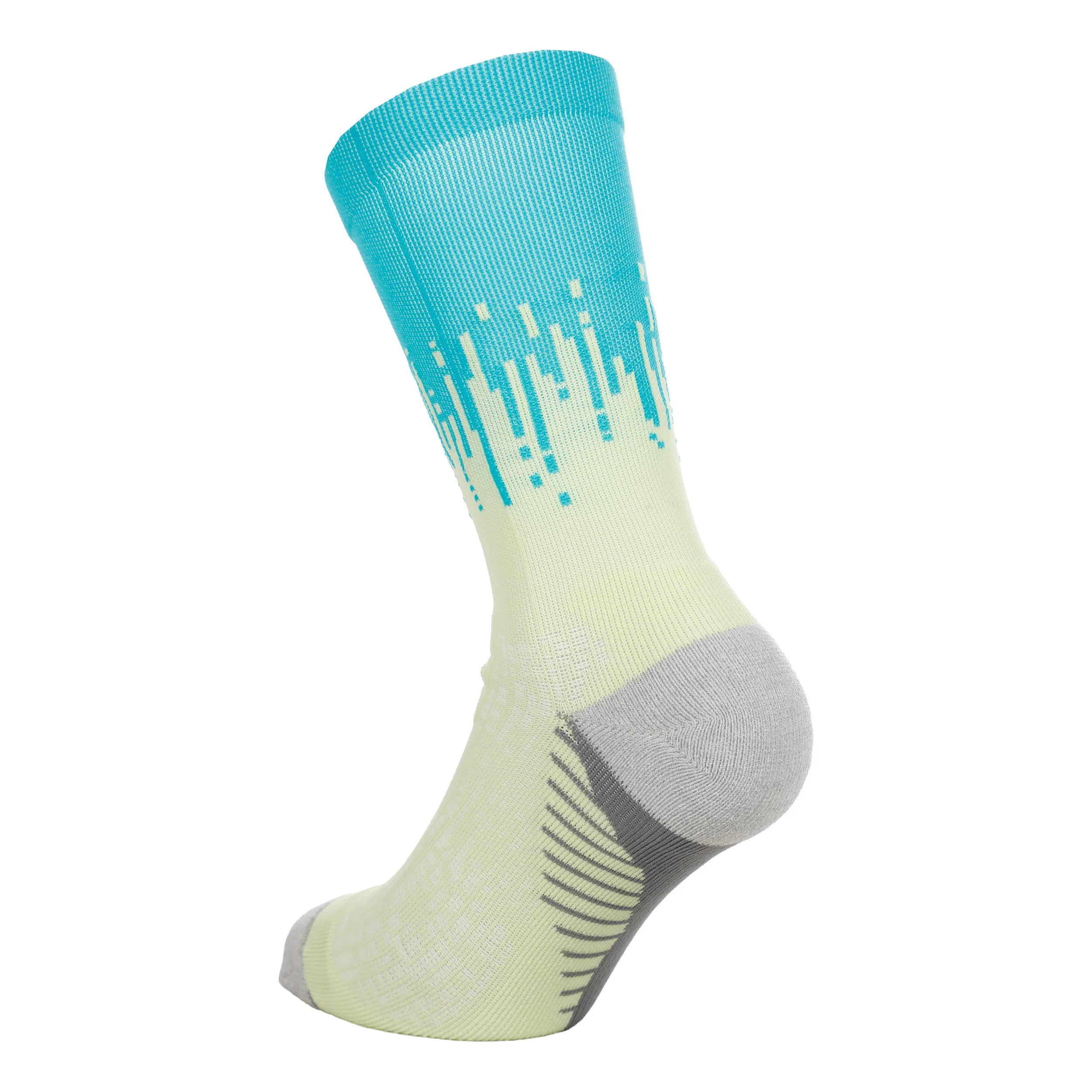 Performance Crew Laufsocken - türkis, neongelb - Image 2