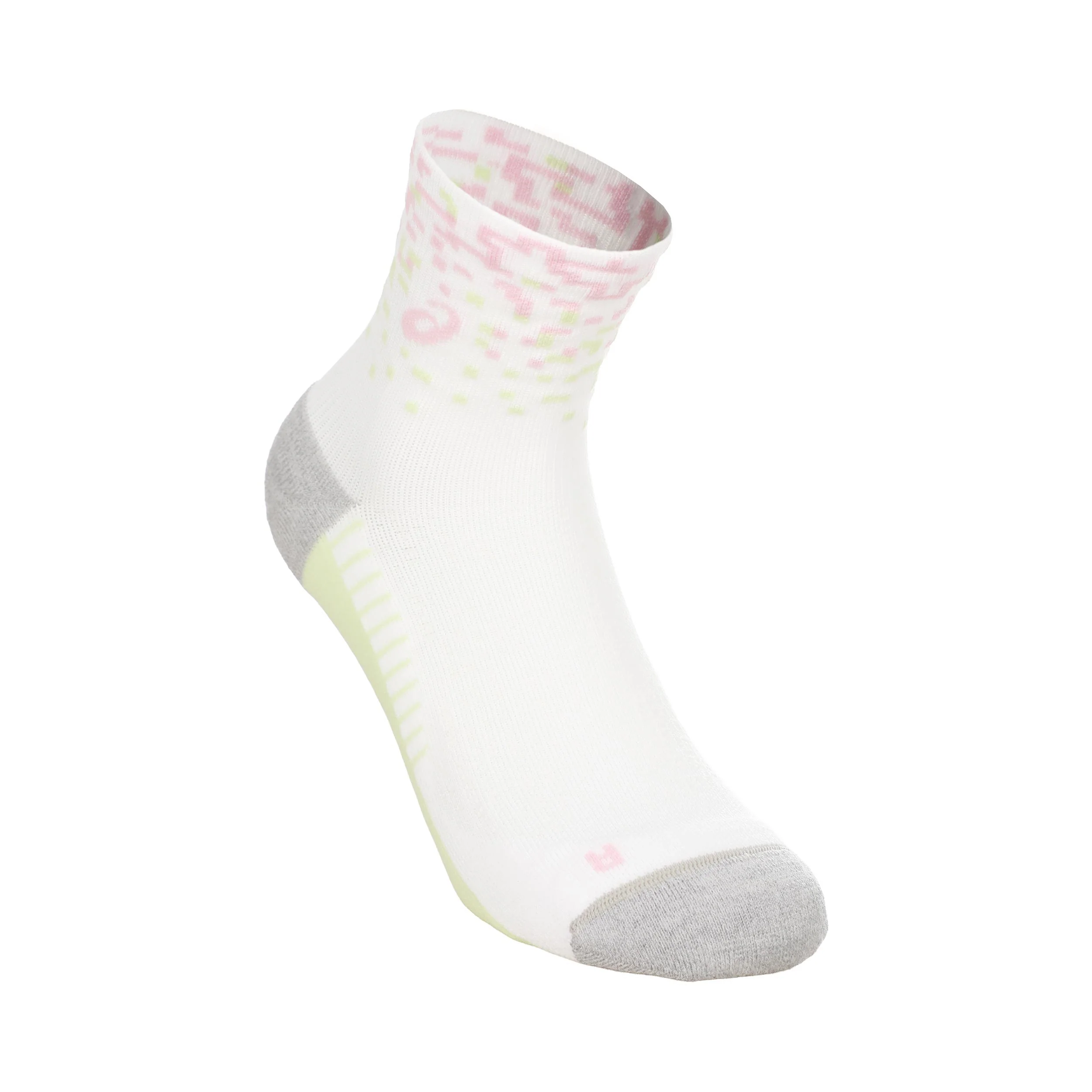 Performance Quarter Laufsocken Unisex - weiß, mehrfarbig