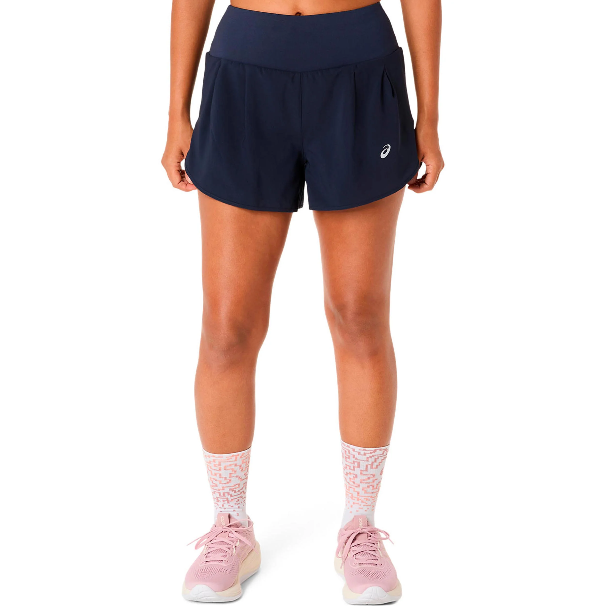 Road 3,5In Laufshorts Damen - dunkelblau