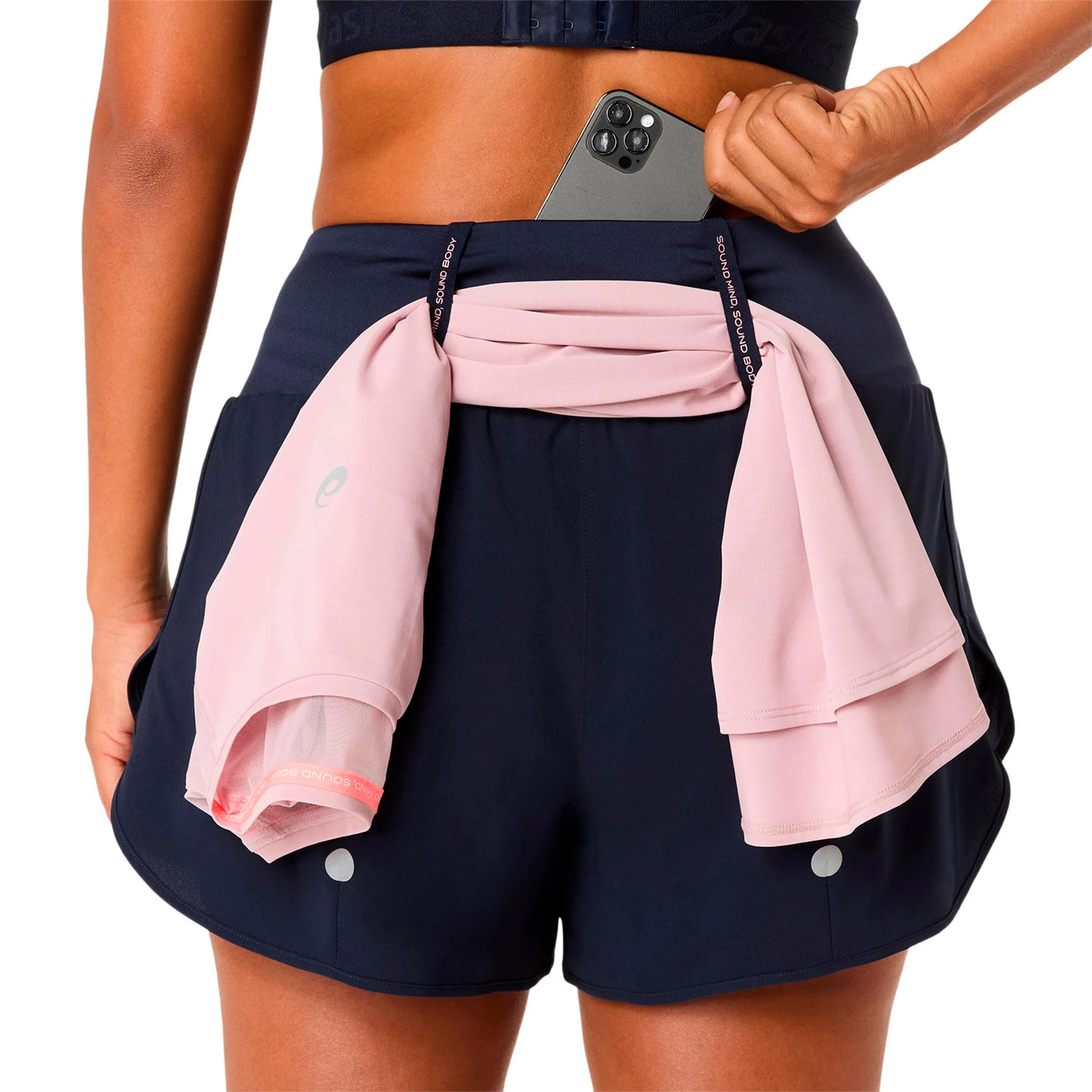 Road 3,5In Laufshorts Damen - dunkelblau - Image 7