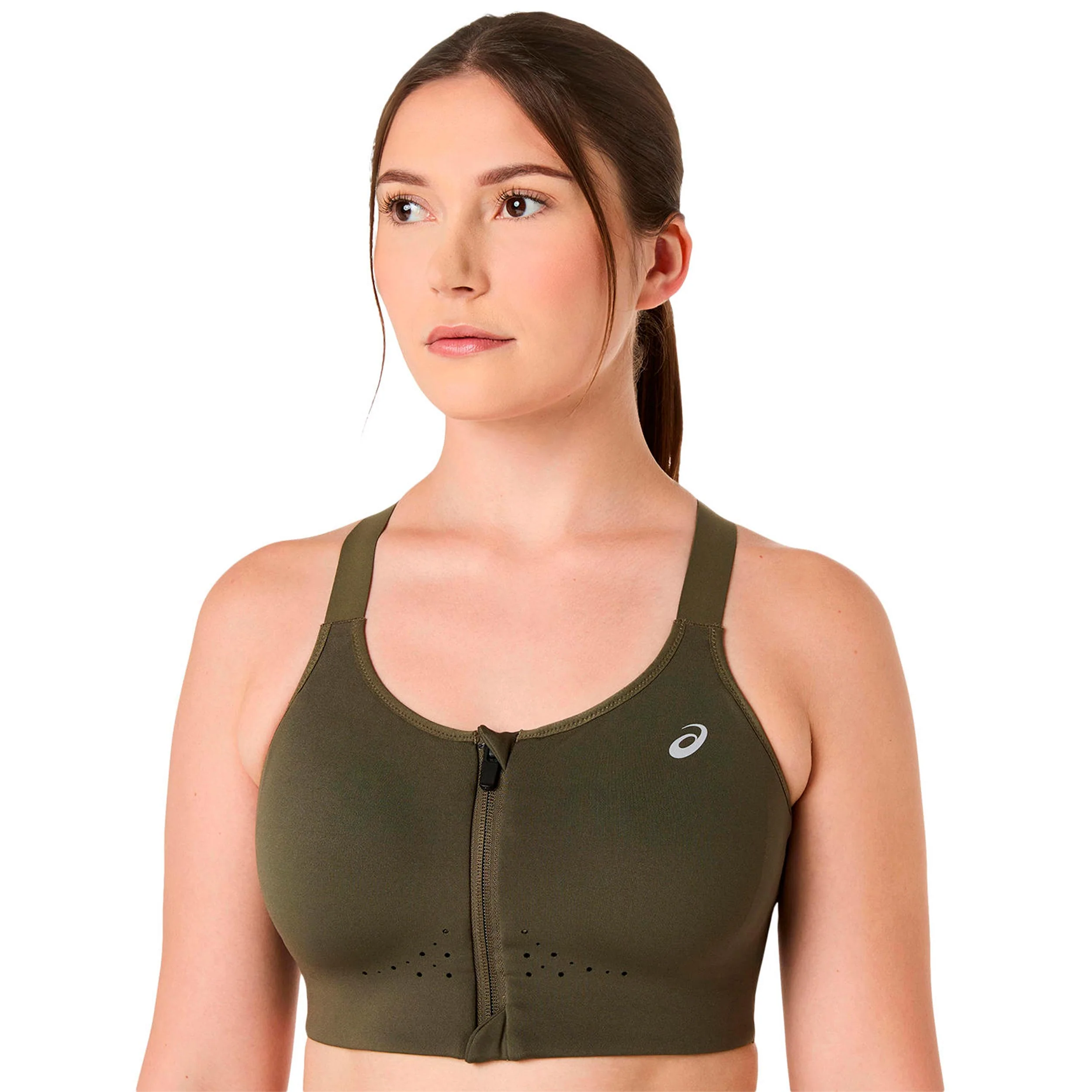 Road Combination Zip Sport-BH Damen - grün - Image 4
